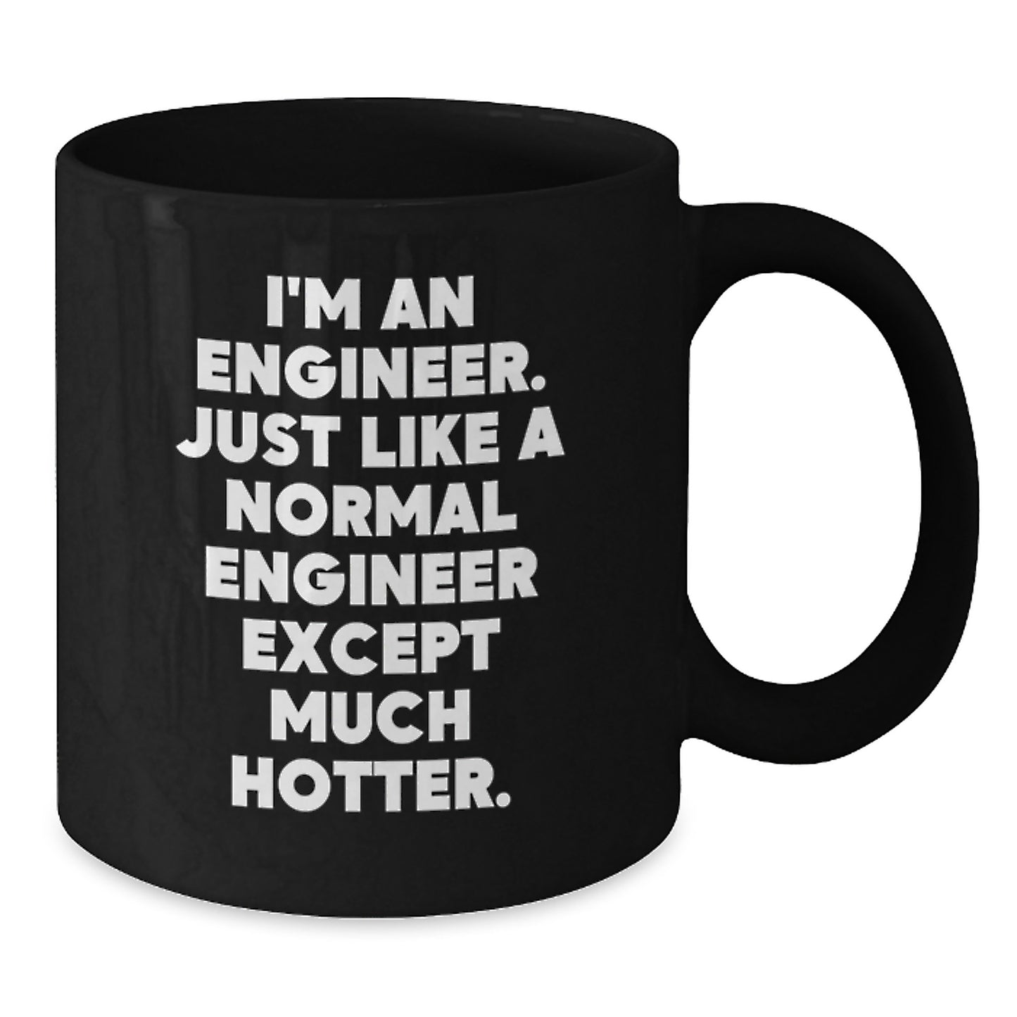 Engineer Keepsake Black Coffee Mug Birthday Gift for Him - Additional