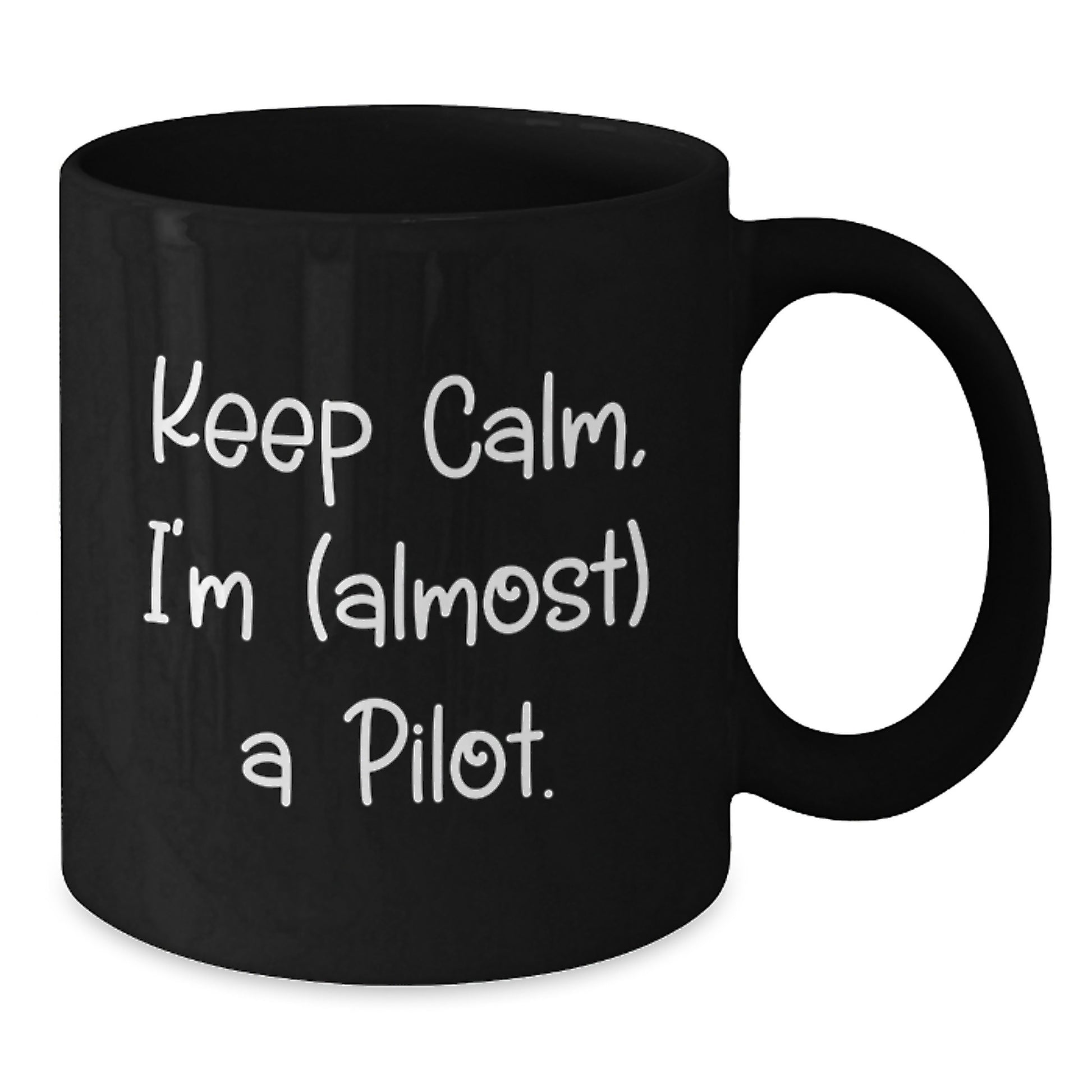 Funny Pilot Black Coffee Mug Gifts for Men, Unique Graduation Unique Gifts from Friends, Family, Coworkers - Additional