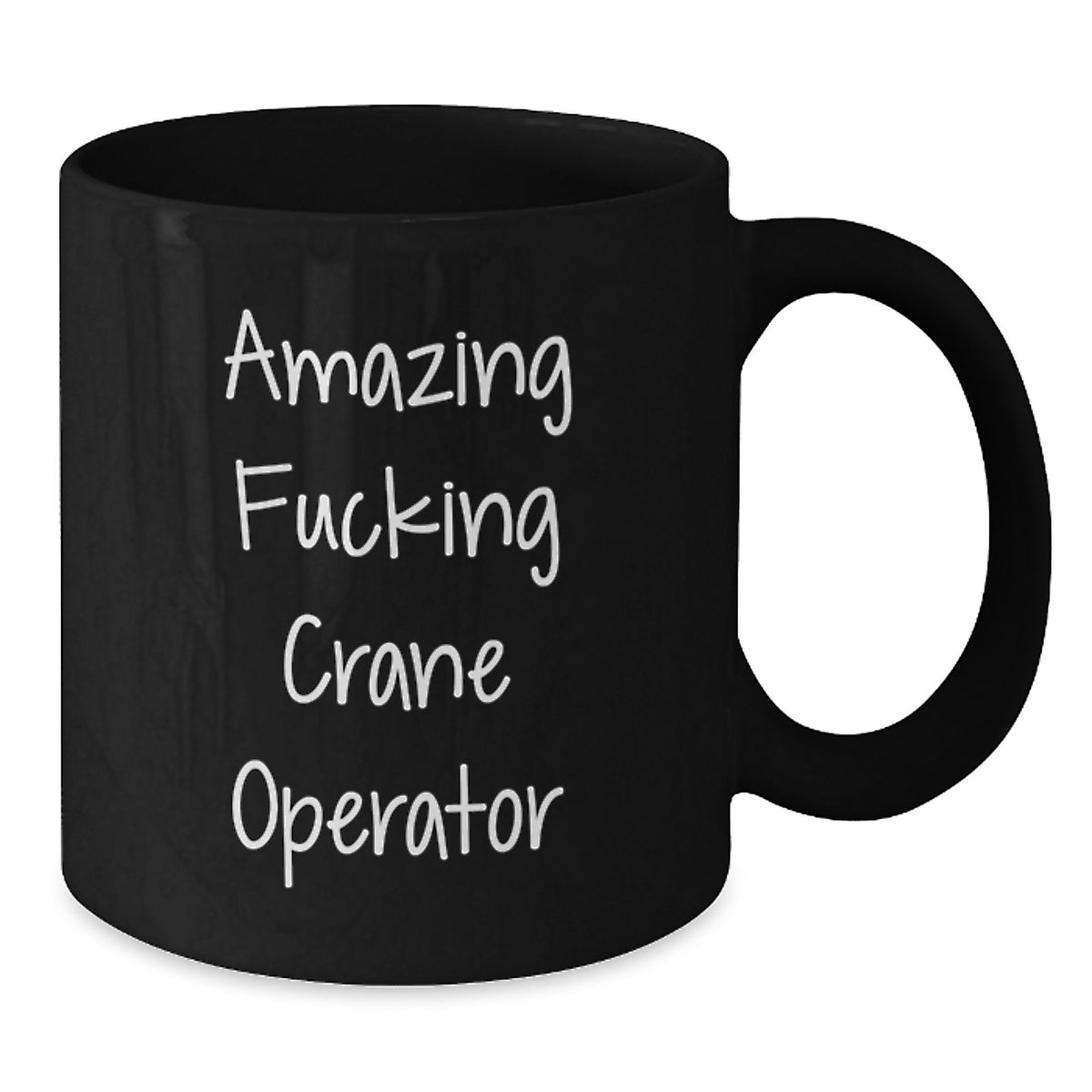 Funny Crane Operator Black Coffee Mugs Gifts from Friends to Birthday Unique Gifts for Crane Operator Enthusiasts - Additional