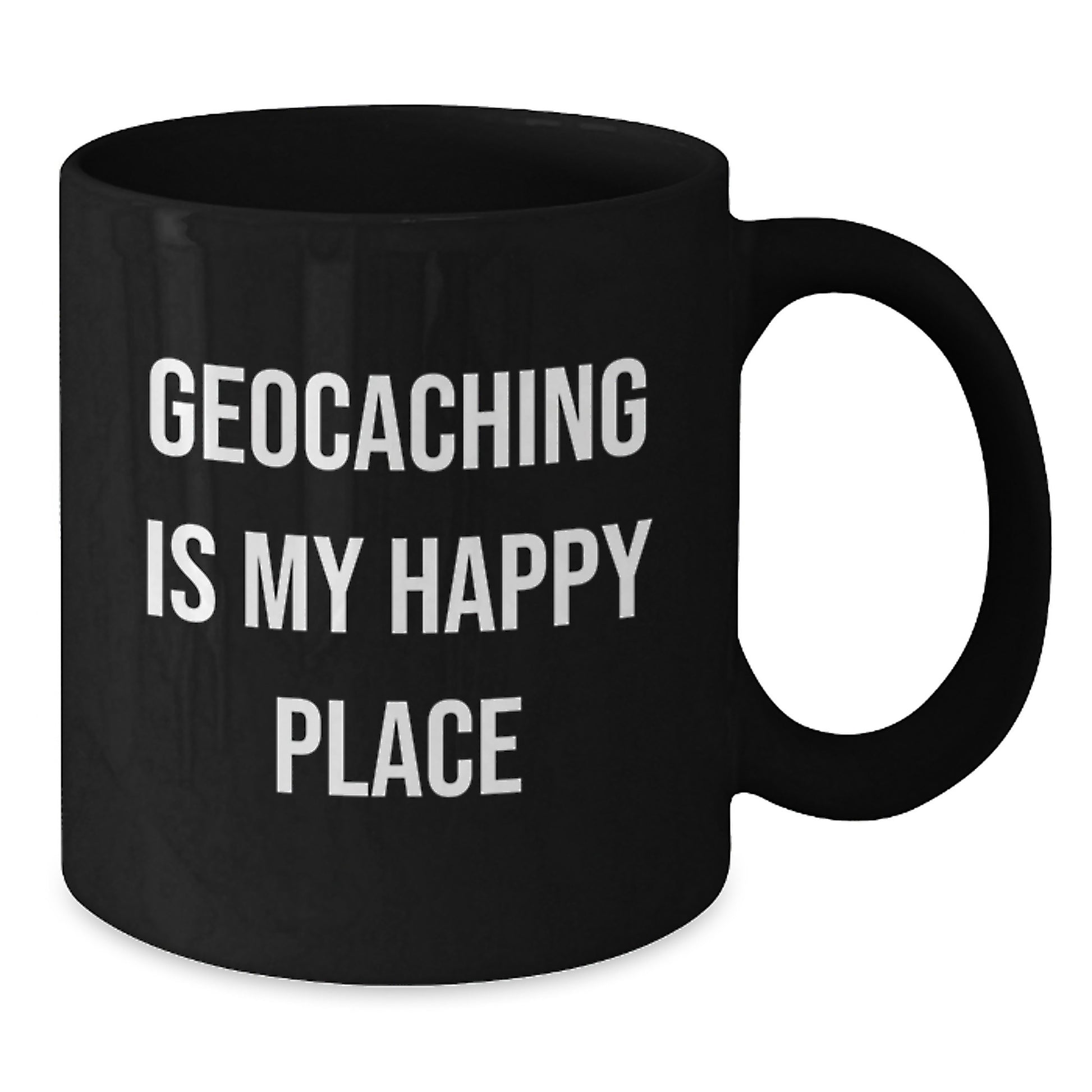 Geocaching Enthusiast Black Coffee Mug, Funny Quote Gifts for Men, Women, Friends, Coworkers from Family, Inspiring Words for Graduation, Unique Gifts - Additional