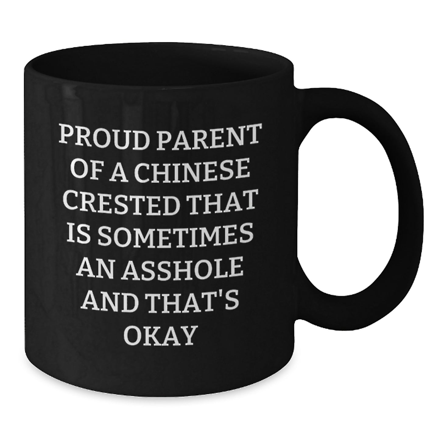 Funny Chinese Crested Dog Gifts for Mom - Proud Parent Mug, Unique Mother's Day Unique Gifts from Women - Additional
