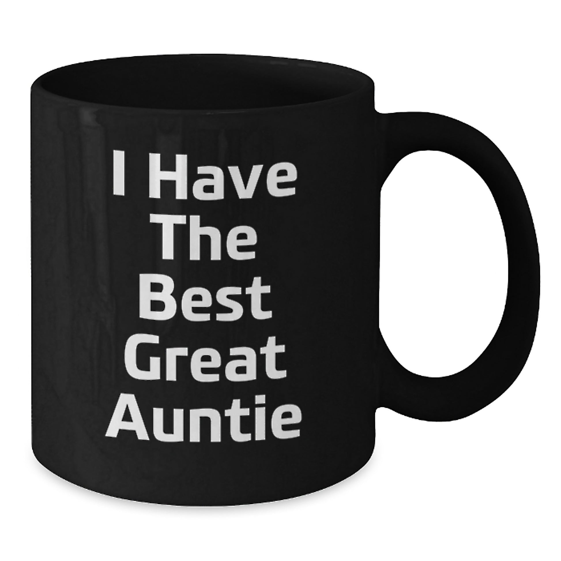 Funny Auntie Gifts from Family Members for Graduation Unique Gifts, Great Auntie Black Coffee Mug, I Have The Best Great Auntie Quote, Black Coffee Mug, Great Auntie Coffee Lovers Delight - Additional