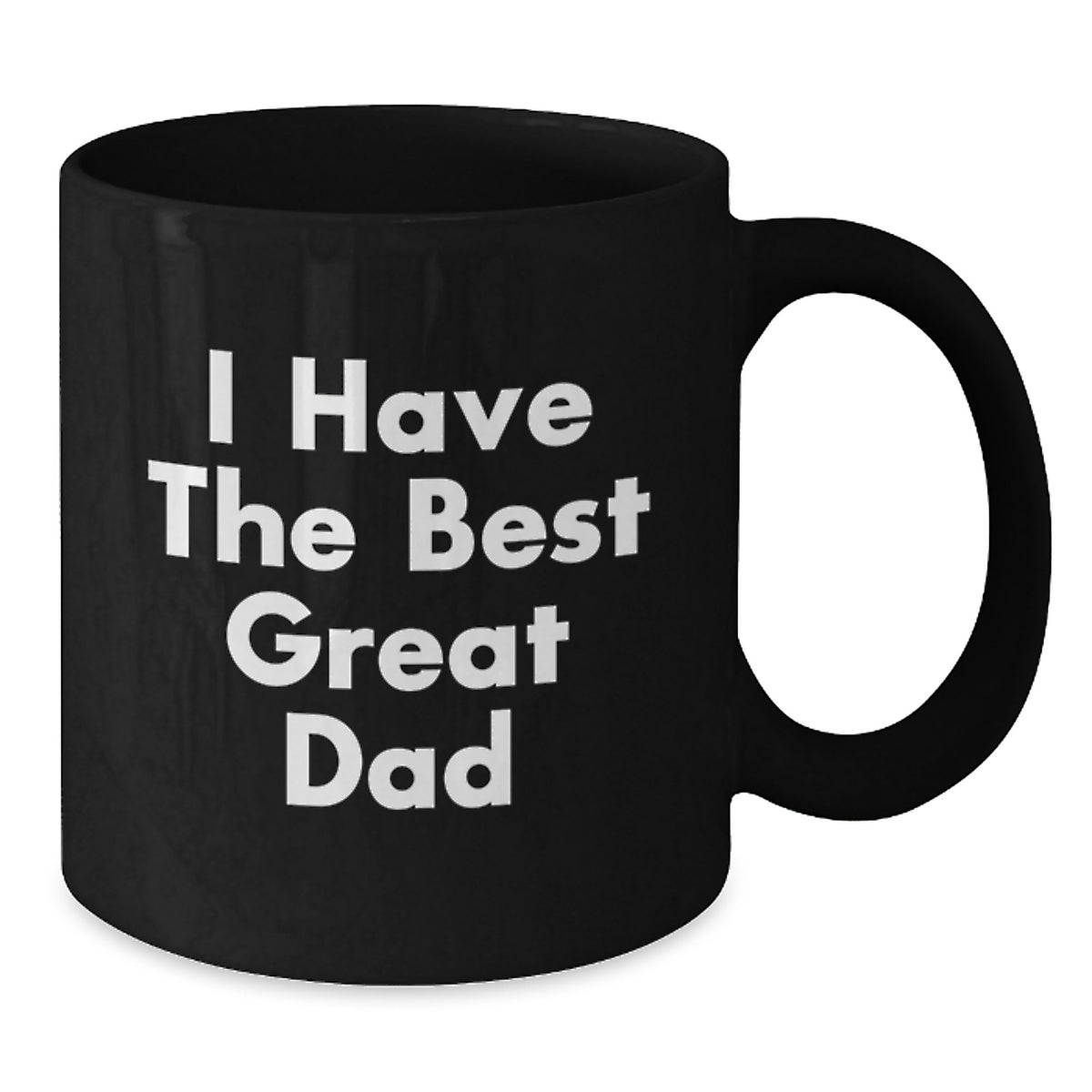 Whimsical Gift for Grandpa - I Have The Best Great Dad Novelty Mug - Additional