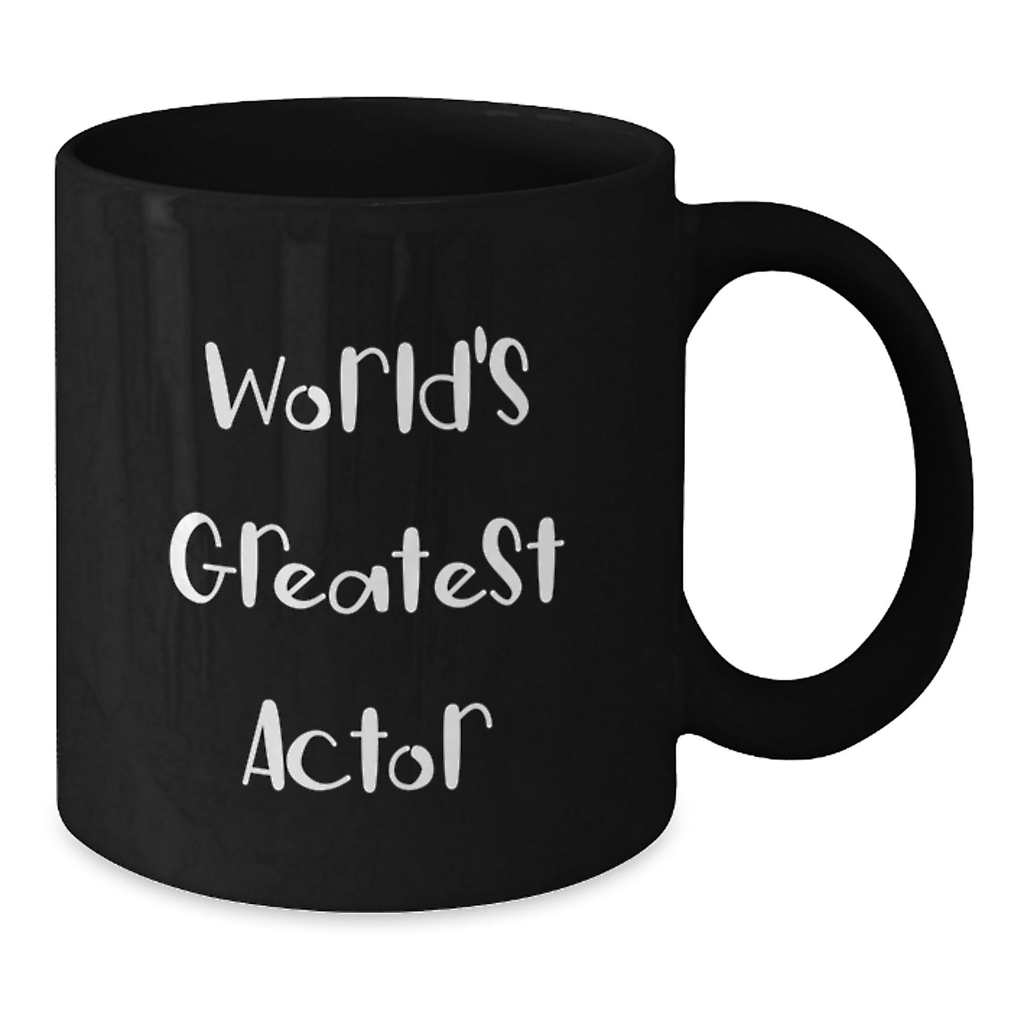 Actor Keepsake Black Coffee Mug for Him Birthday Gift - Additional