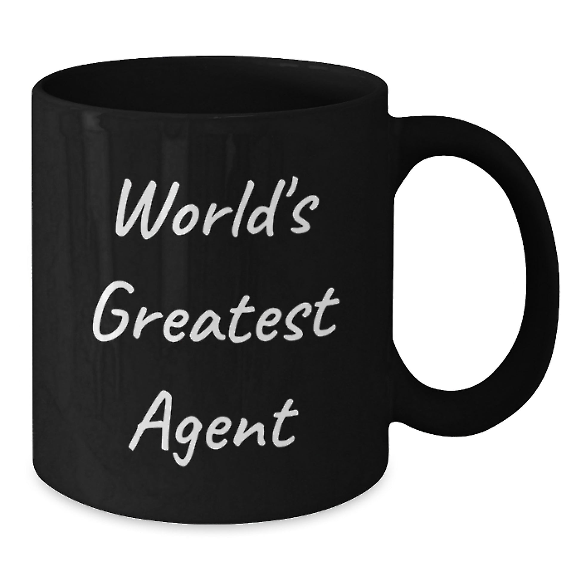 Funny Agent Gifts from Friends, World's Greatest Agent Black Coffee Mug for Dad, Father's Day Unique Coffee Mugs - Additional