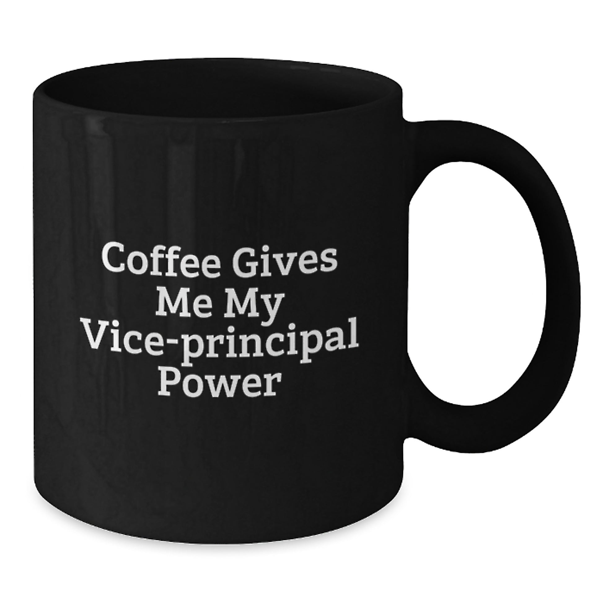 Funny Vice-principal Quotes Black Coffee Mug Gifts from Friends, Family, Coworkers to Vice-principal, Graduation Unique Gifts, Black Coffee Mug for Men, Women, Vice-principal Lovers - Additional