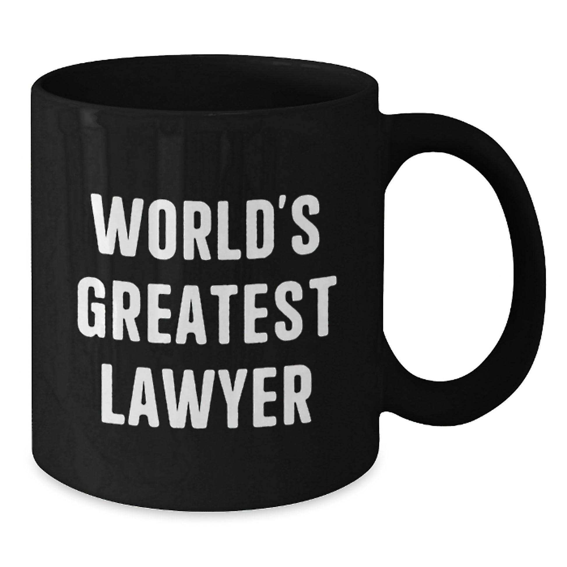Birthday Gift Lawyer Black Coffee Mug Present for Her - Additional