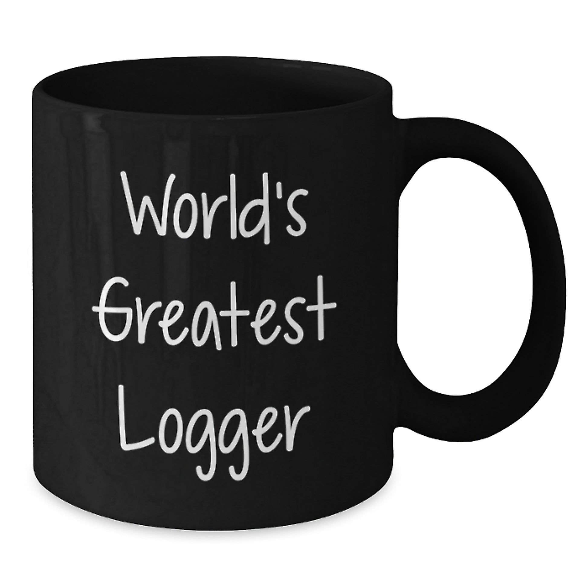 Logger Ceramic Mug 11oz for Him World's Greatest Logger Birthday Gift - Additional