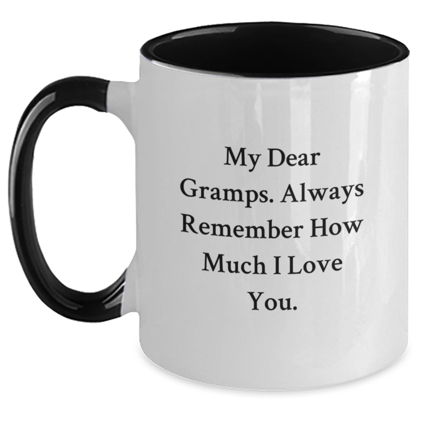 Gramps Keepsake Two Tone Coffee Mug Birthday Gift for Him Ceramic - Main