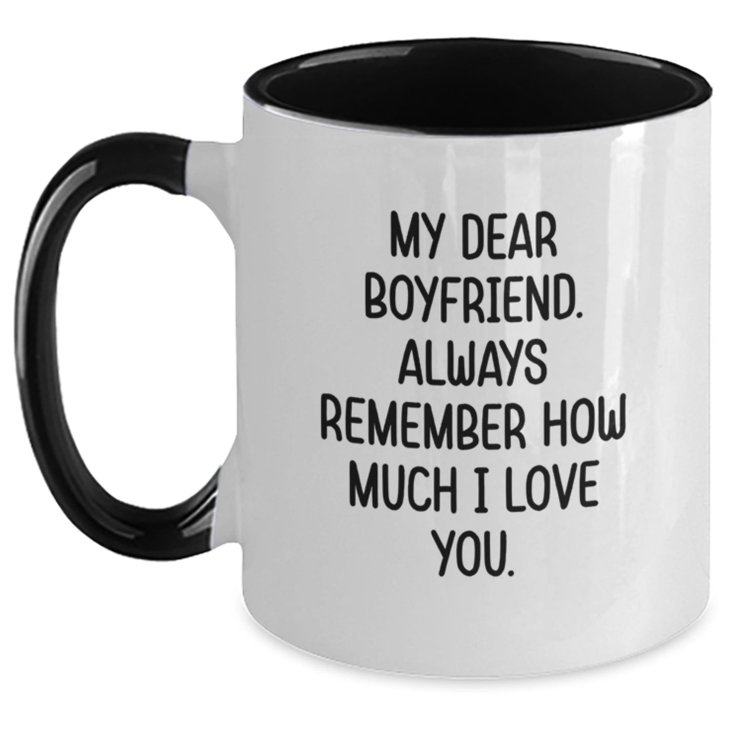 Boyfriend Keepsake Two Tone Coffee Mug Birthday Gift - Main