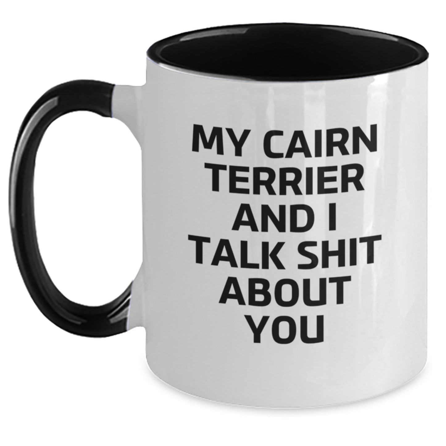 Birthday Gift Present Cairn Terrier Two Tone Coffee Mug for Her - Main
