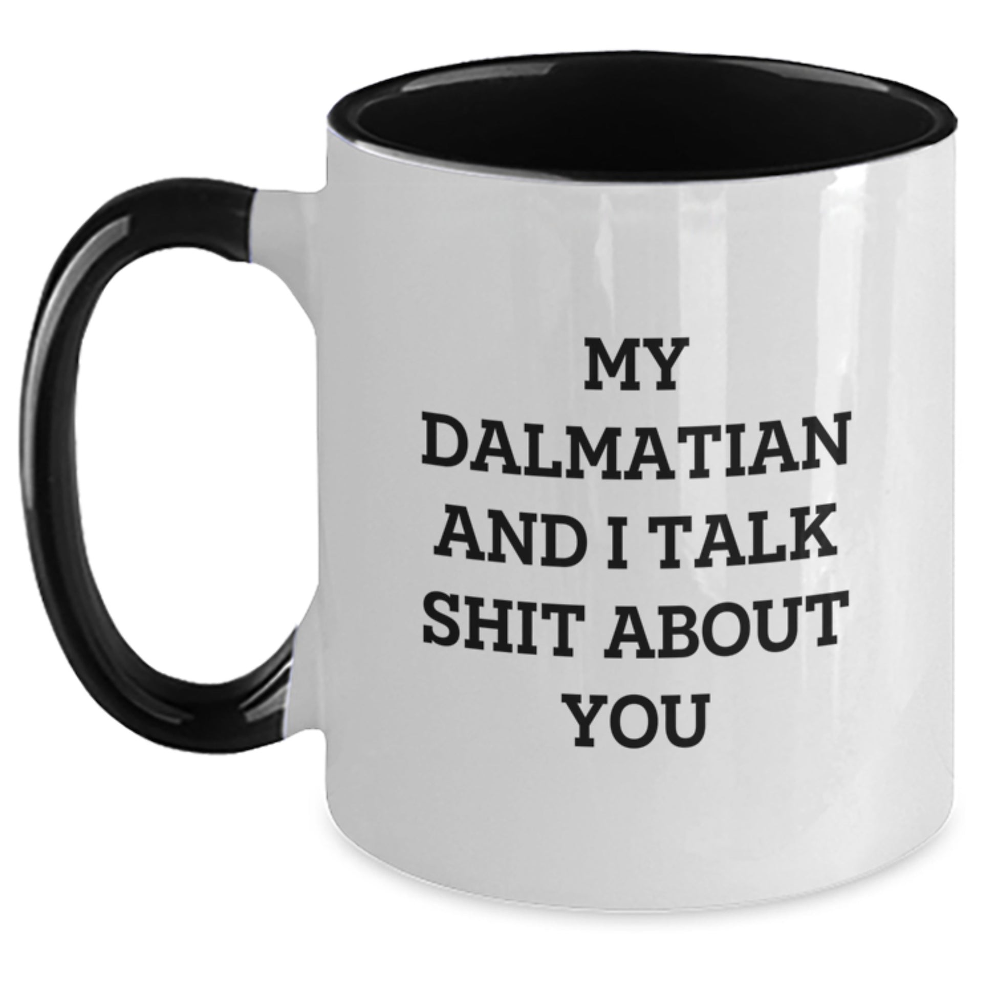 Dalmatian Keepsake Two Tone Coffee Mug for Him Birthday Gift - Main