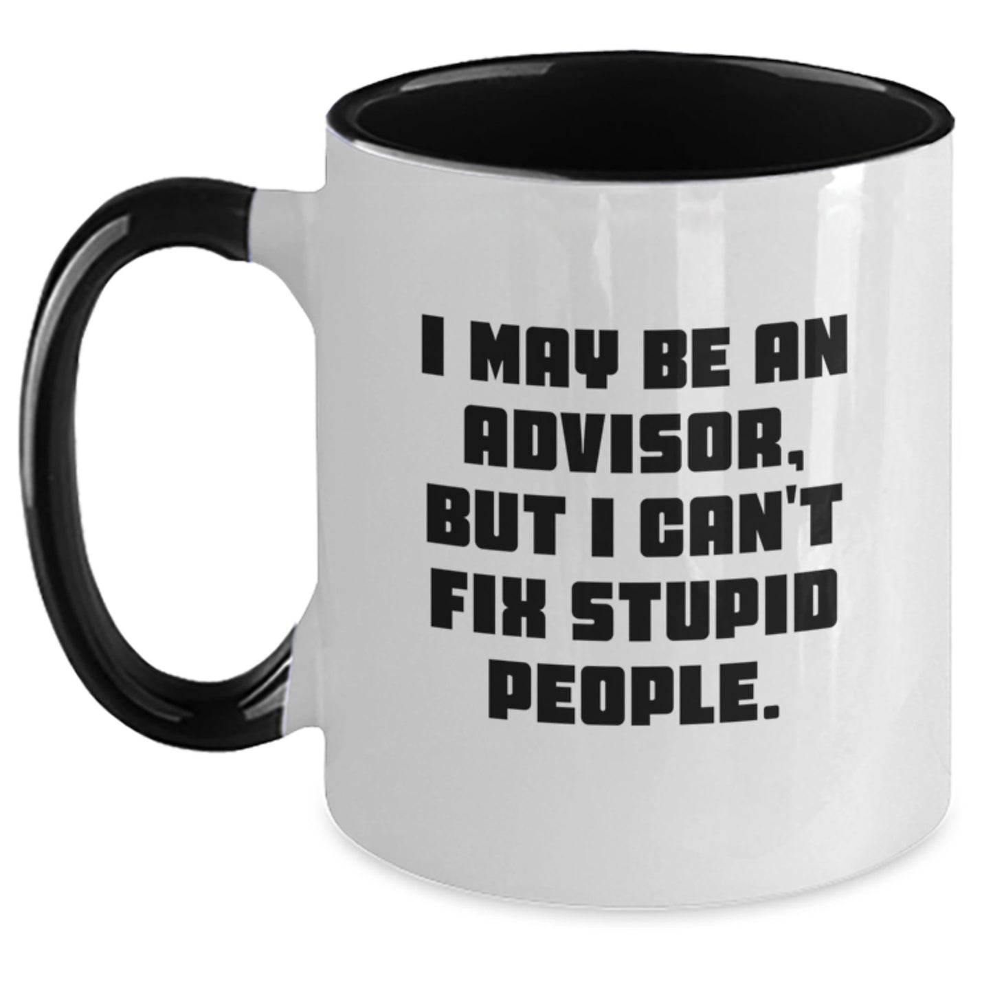 Advisor Keepsake Two Tone Coffee Mug for Him Birthday Gift - Black & - Main