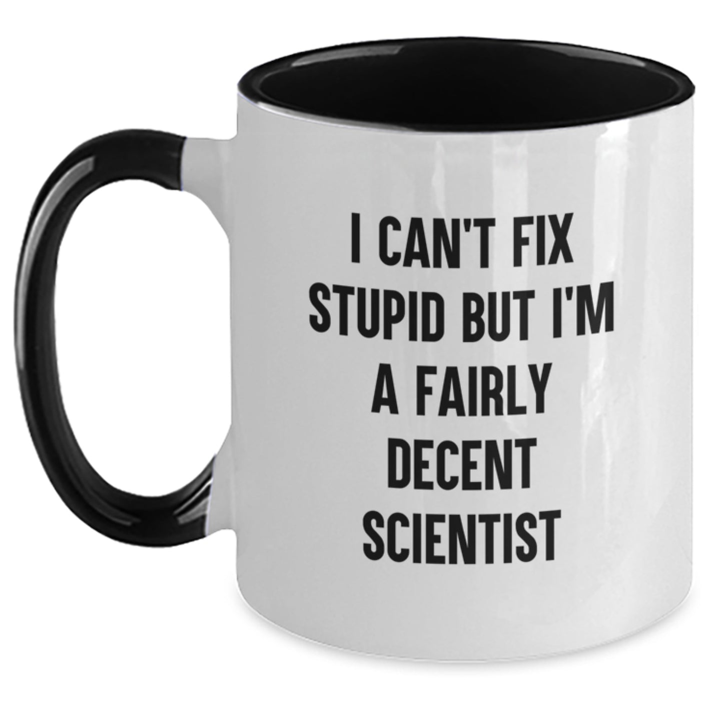 Scientist Keepsake Two Tone Coffee Mug Birthday Gift for Him - Main