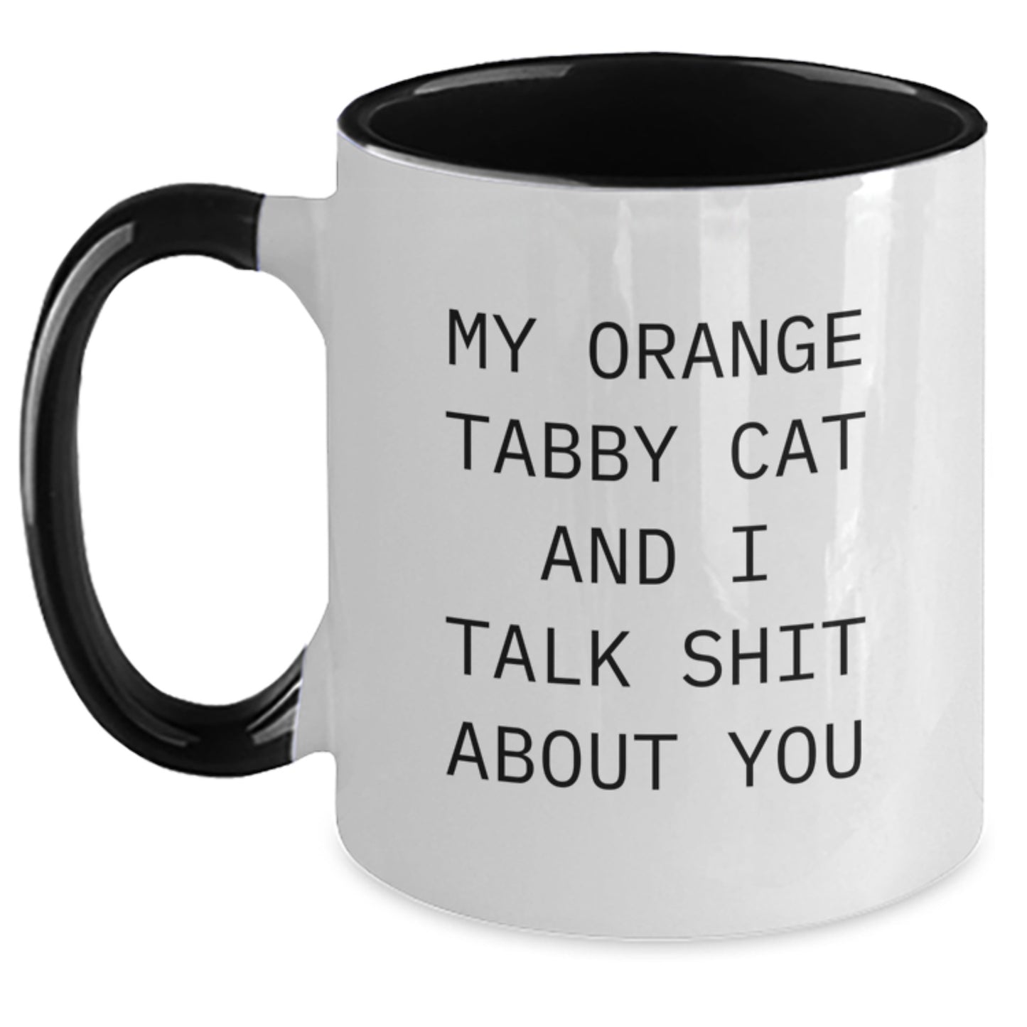 Birthday Gift Orange Tabby Cat Mug for Her Present - Main