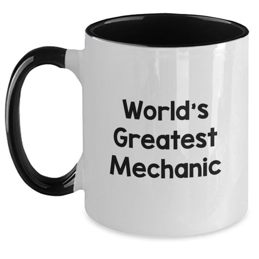 Mechanic Gift for Him - World's Greatest Mechanic Keepsake Coffee Mug - Main
