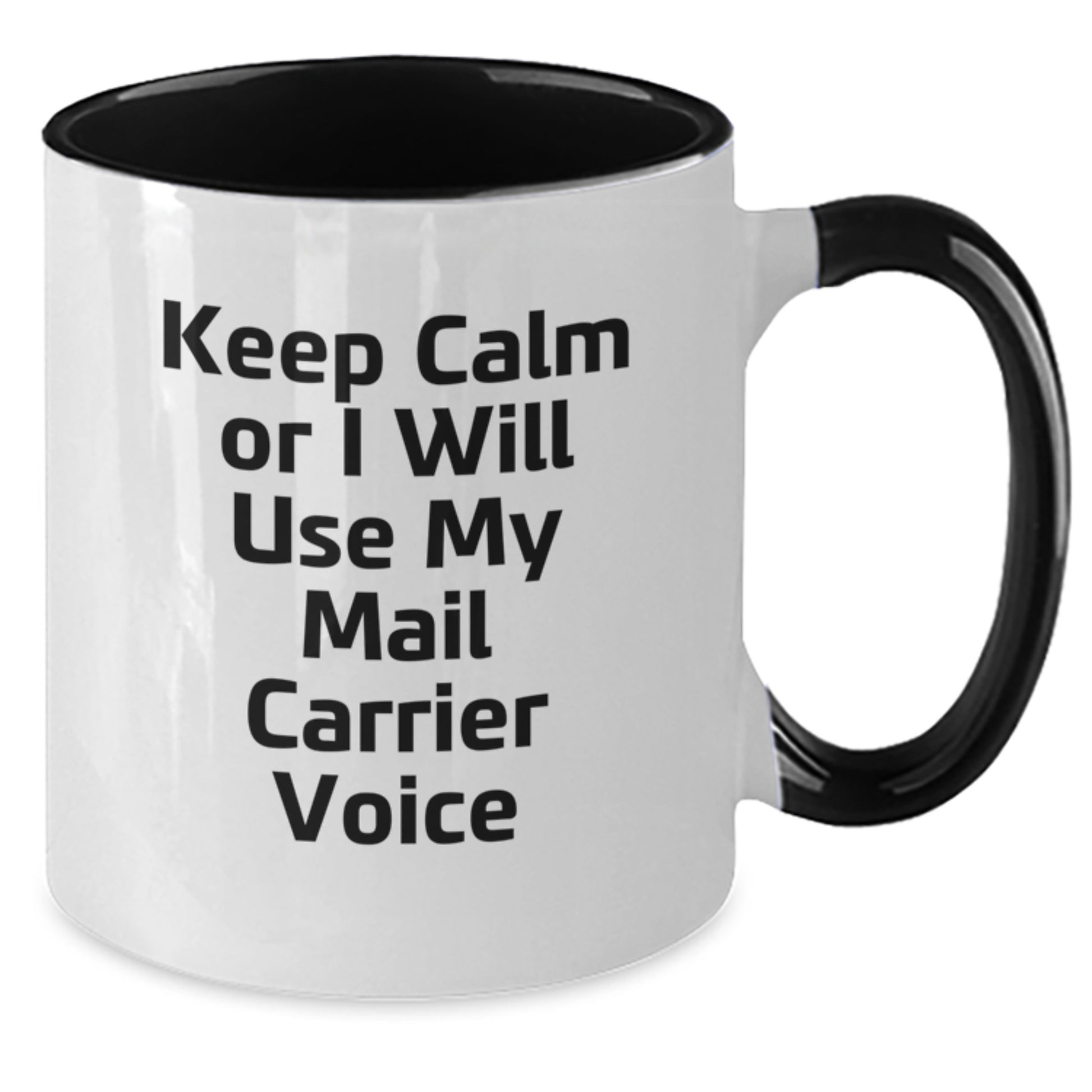 Mail Carrier Keepsake Mug for Him - Birthday Gift (Black & White) - Additional
