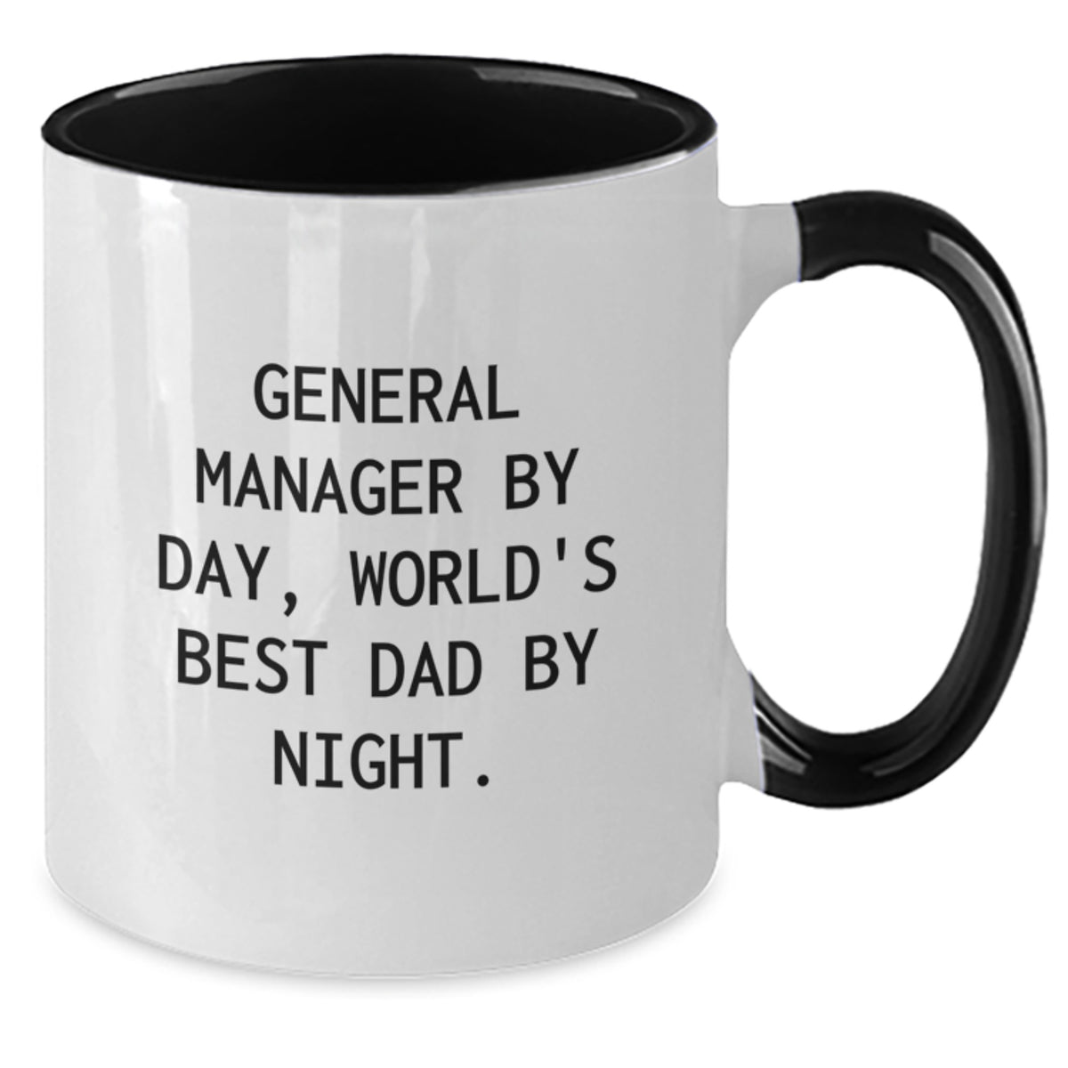 Funny General Manager Gifts from Men, Unique Two Tone Coffee Mugs for General Manager, Valentine's Unique Gifts - Additional