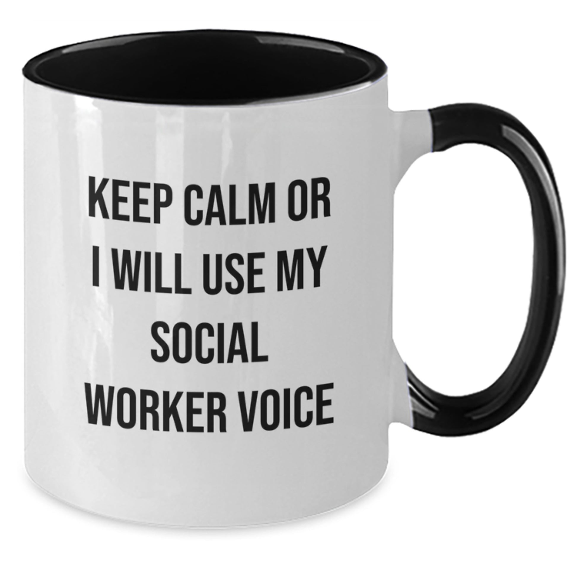 Social Worker Keepsake Mug for Him Birthday Gift Keep Calm - Additional