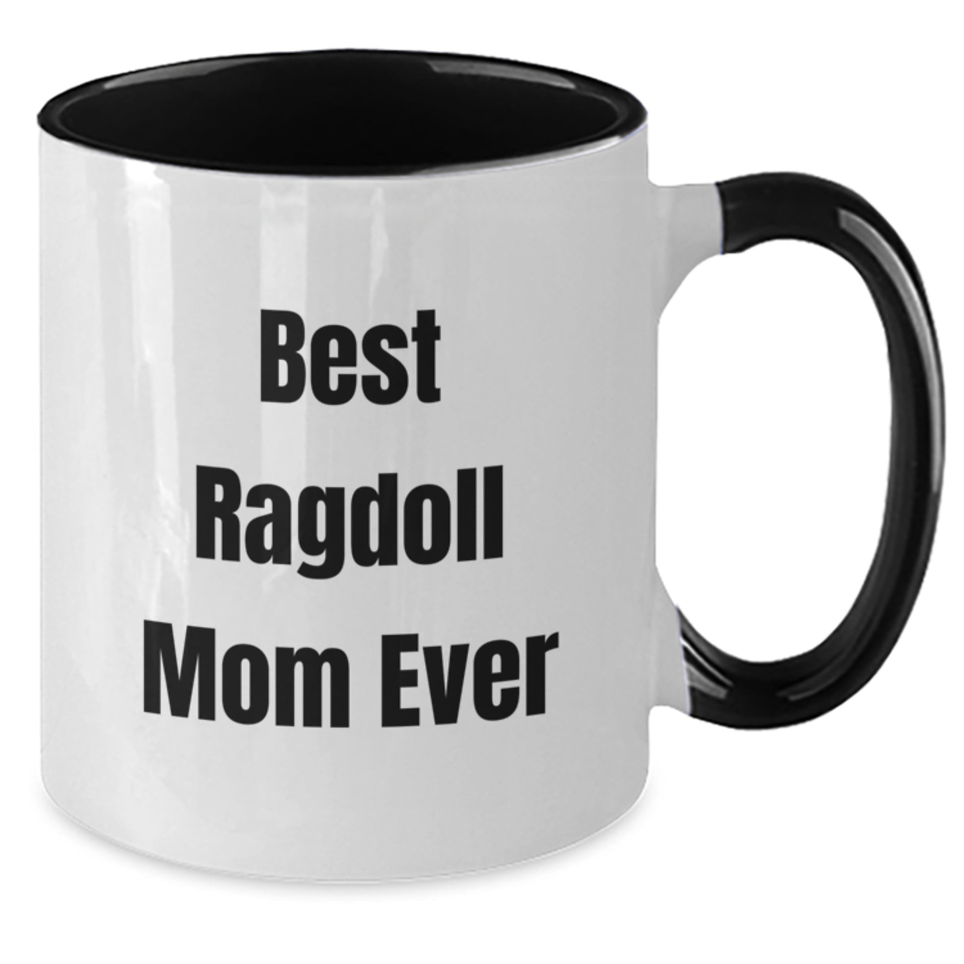 Funny Ragdoll Cat Mom Gifts from Women to Friends on Birthday Unique Two Tone Coffee Mugs Best Ragdoll Mom Ever - Additional