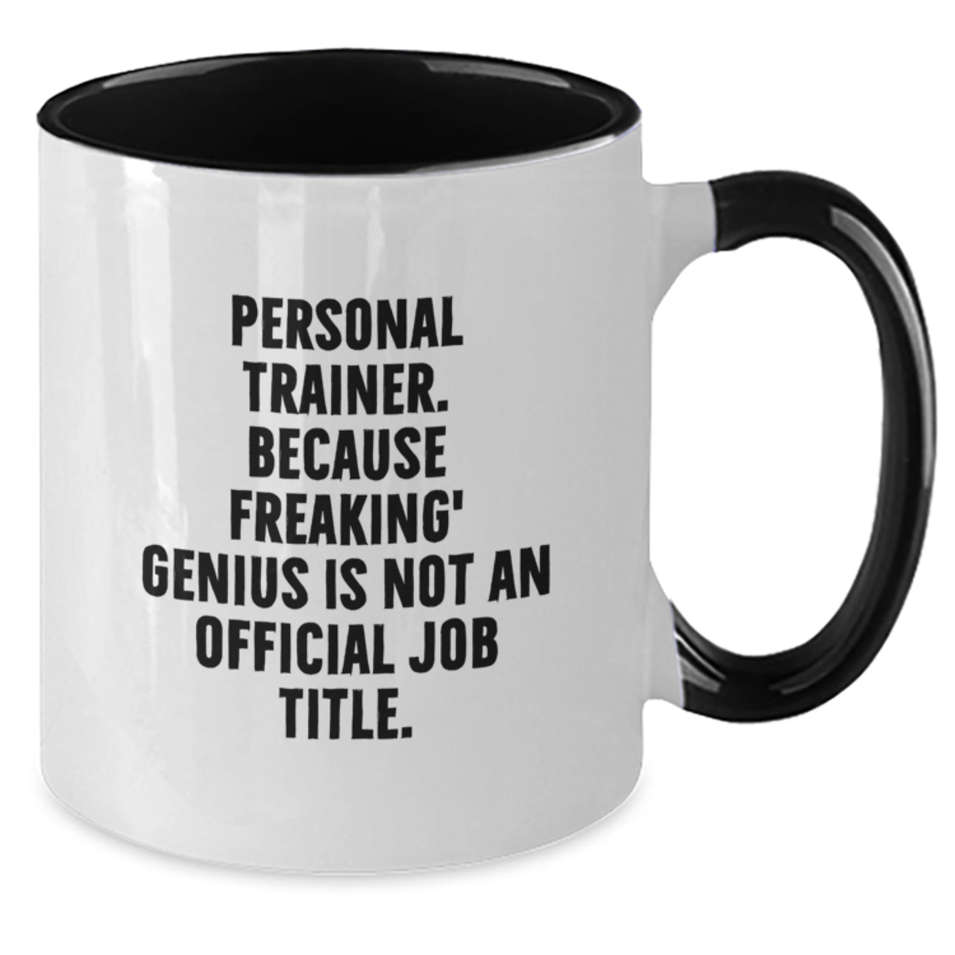 Personal Trainer Keepsake Two Tone Coffee Mug for Him Birthday Gift - Additional