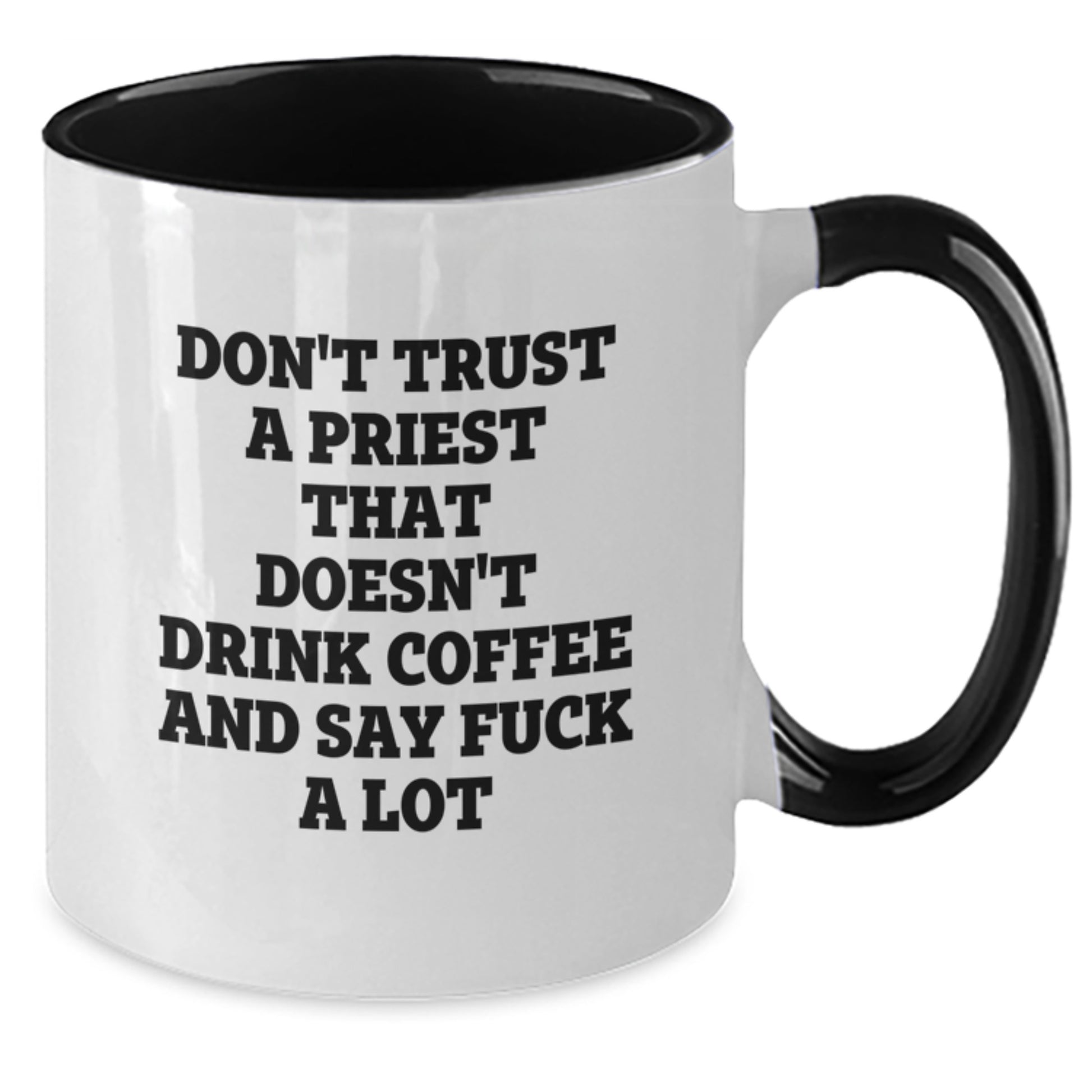 Gifts from Family, Friends, and Coworkers for Priest, Funny Two Tone Coffee Mugs, Unique Mother's Day Unique Gifts - Additional