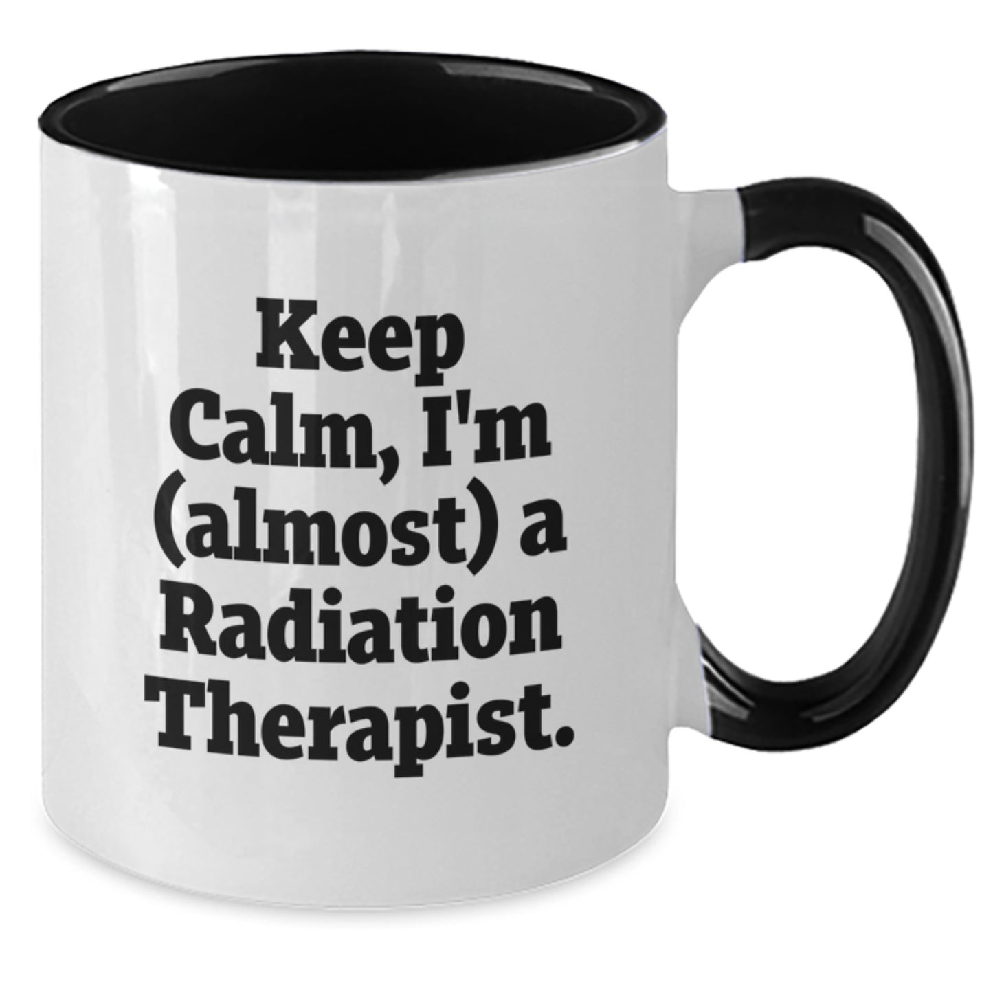 Funny Keepsake Two Tone Mugs Gifts for Radiation Therapist Friends Family from Men Women - Additional