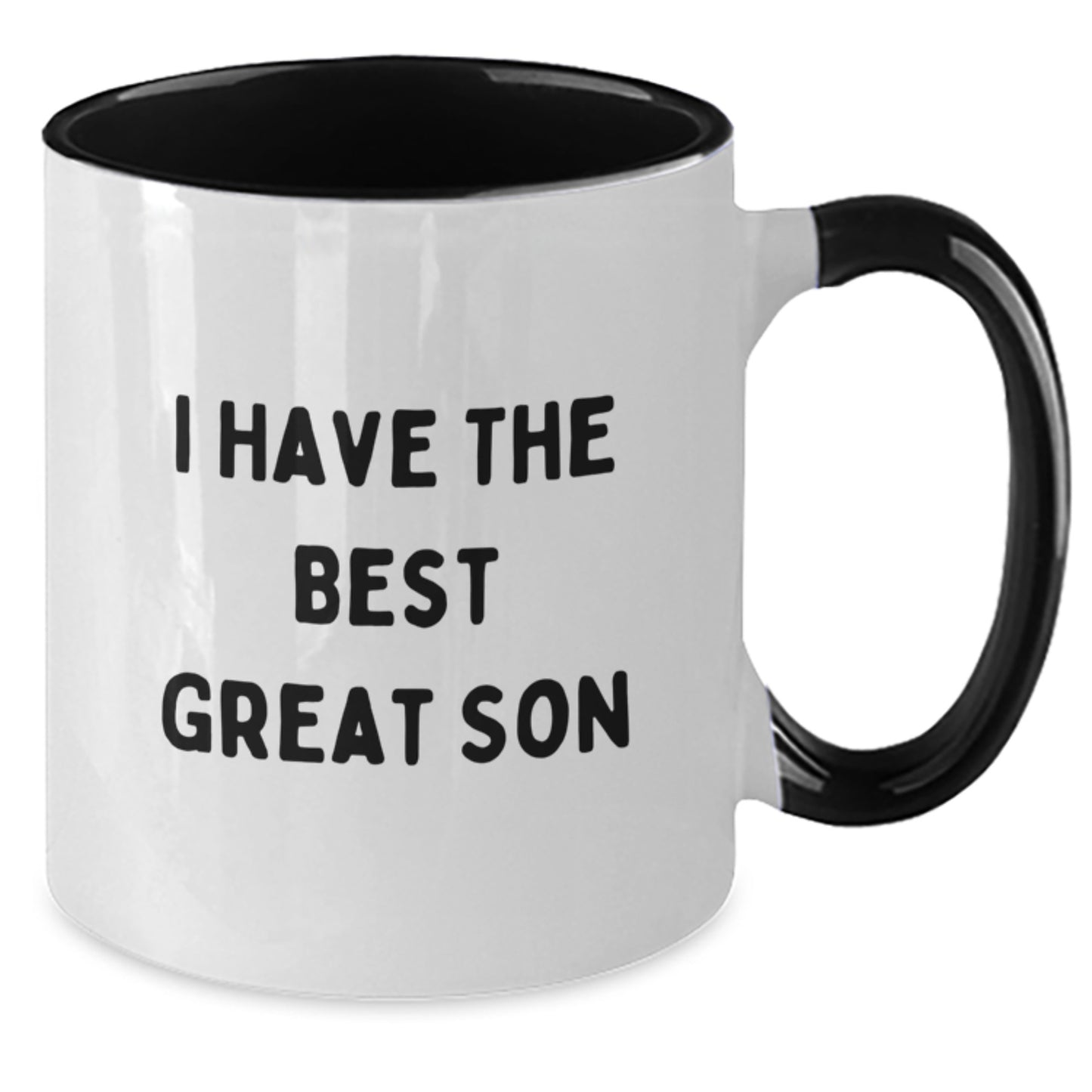 Birthday Gift for Dad Two Tone Coffee Mug Black & White Navy - Additional