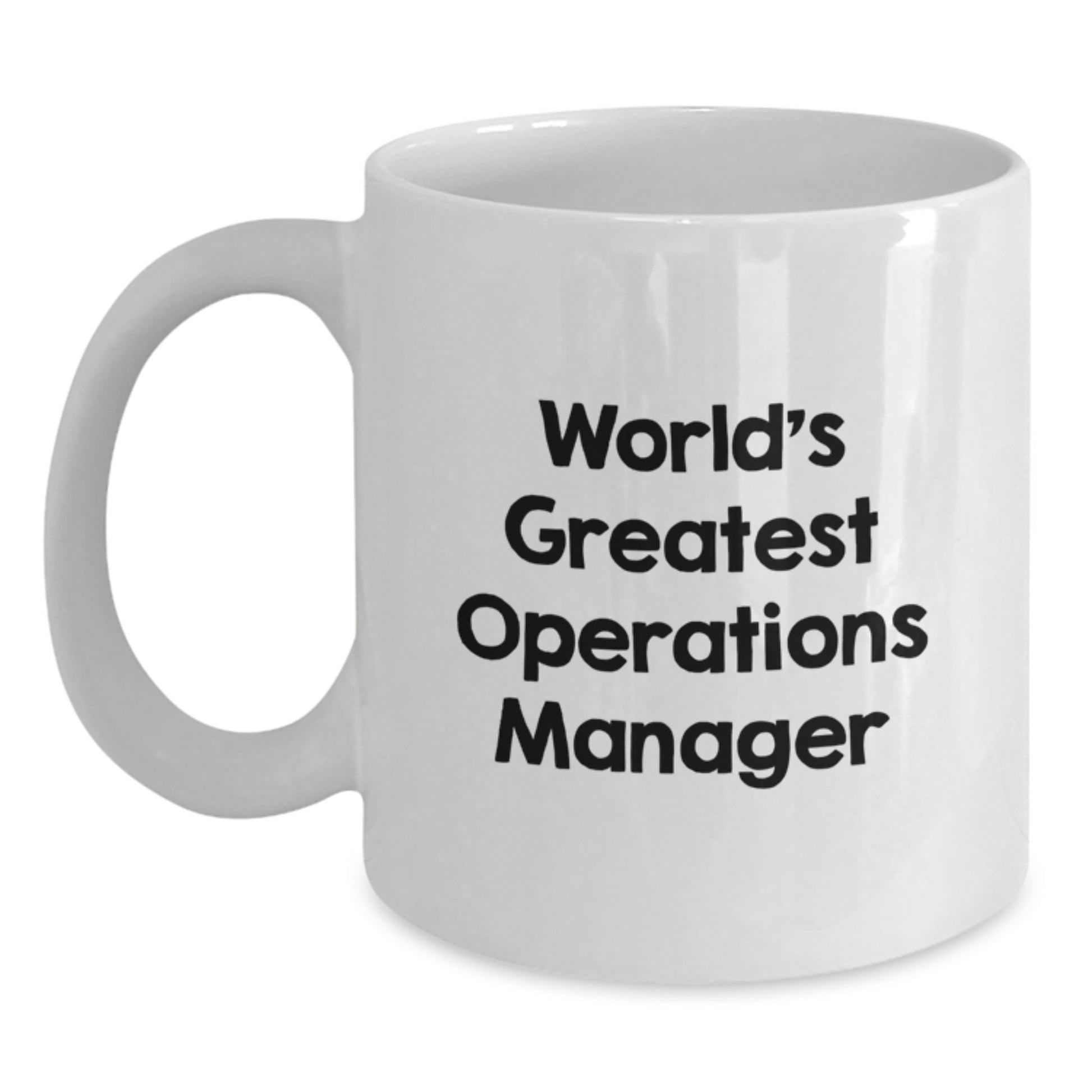 Funny Operations Manager Gifts from Men, 'World's Greatest Ops Manager' Quote, Unique Father's Day Unique Gifts for Operations Manager or Dad - Main