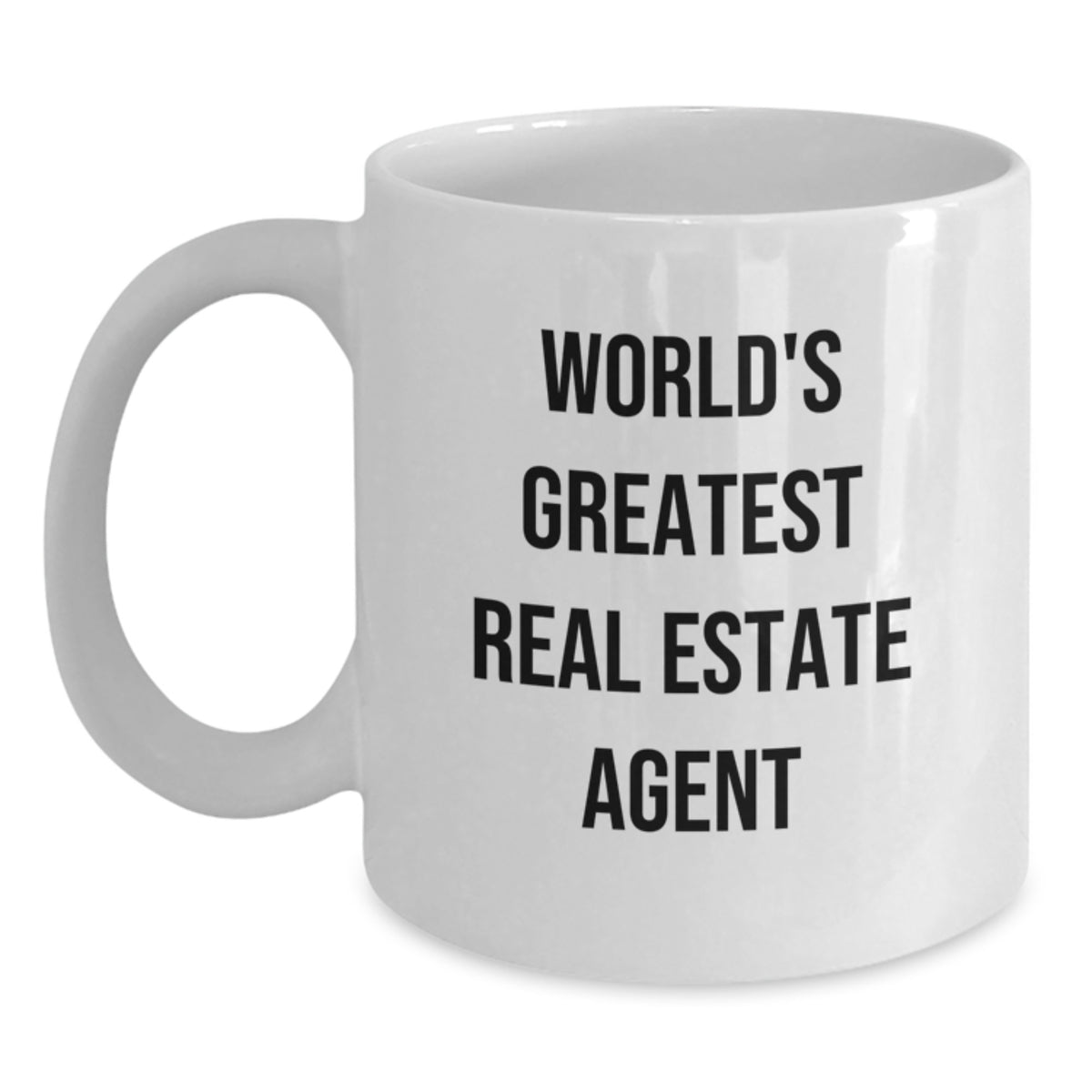 Christmas Gift for Her World's Greatest Real Estate Agent Present Coffee - Main