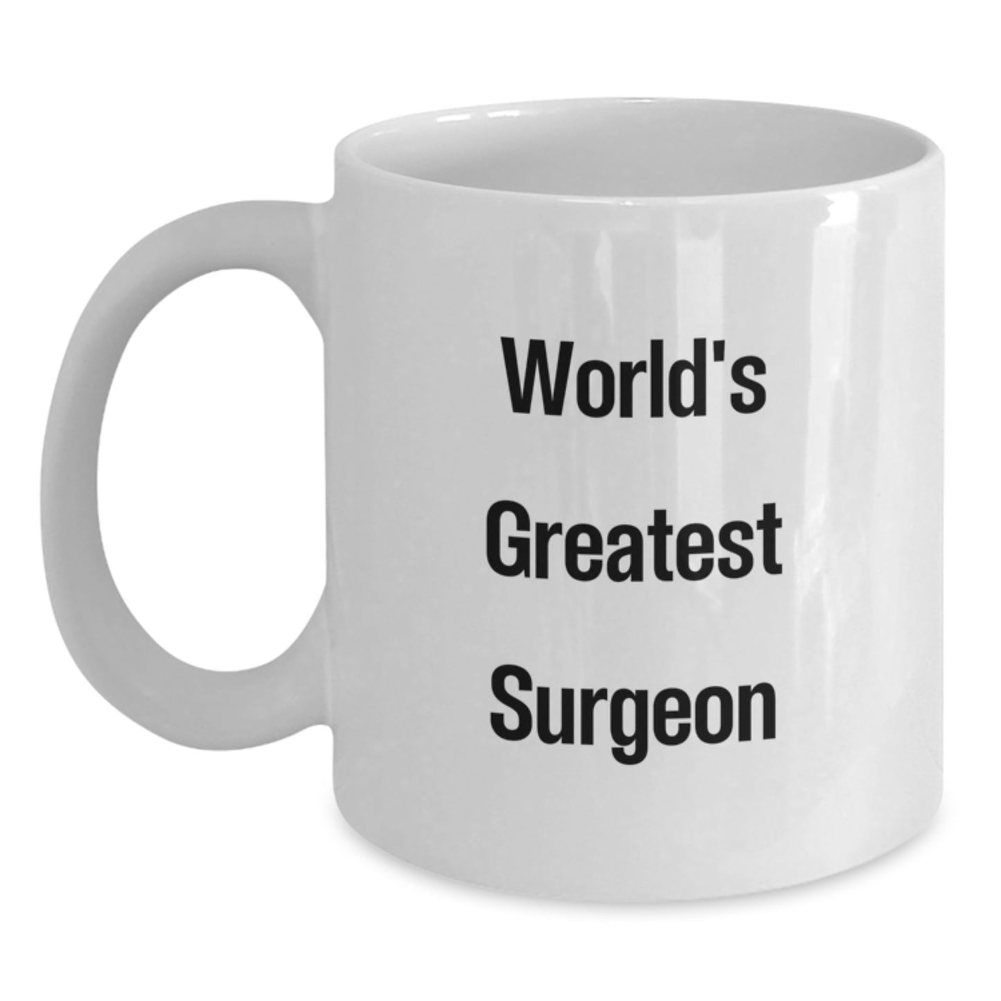 Surgeon Keepsake White Coffee Mug for Him Birthday Gift Ceramic - Main