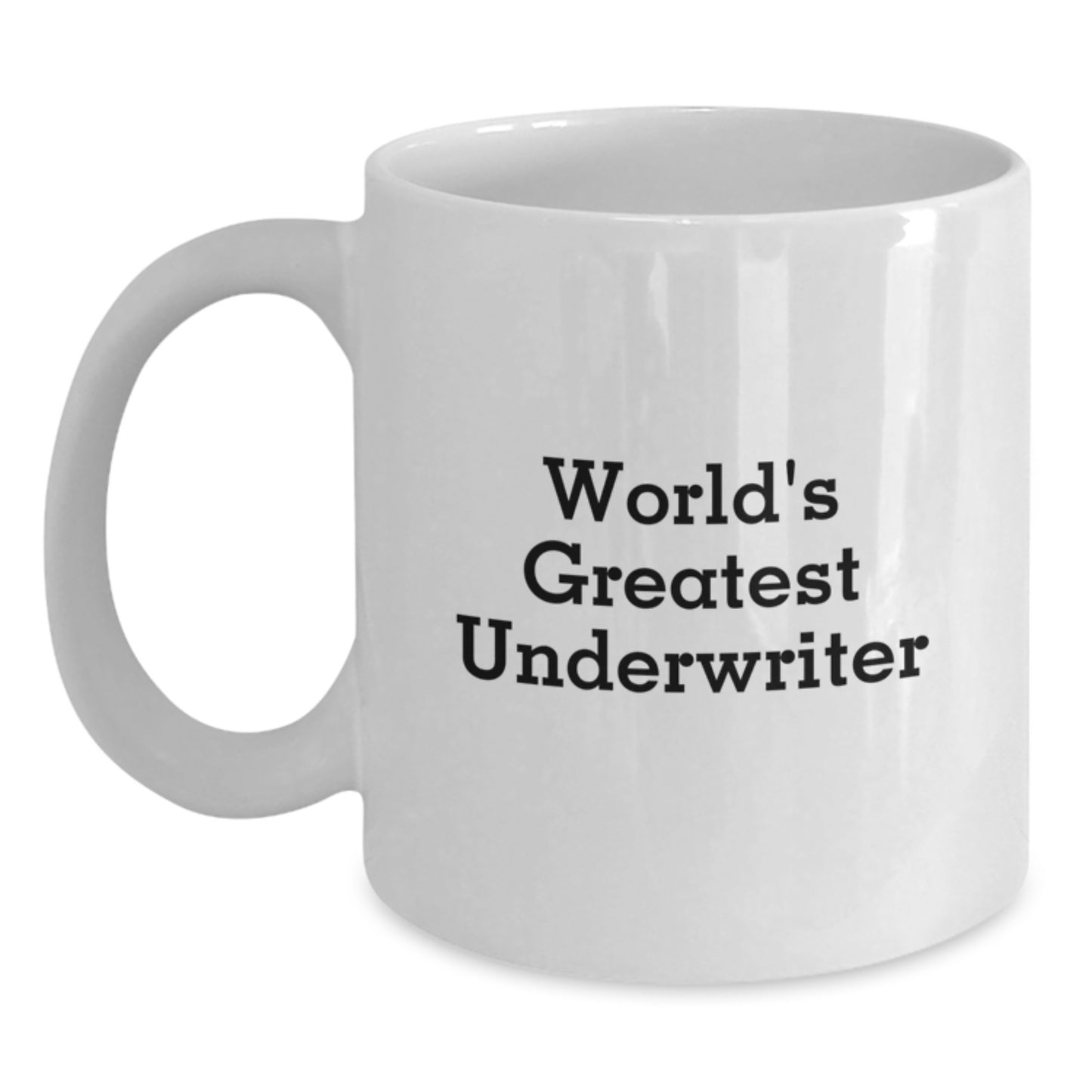 Underwriter Keepsake Premium White Coffee Mug for Him Birthday Gift - Main
