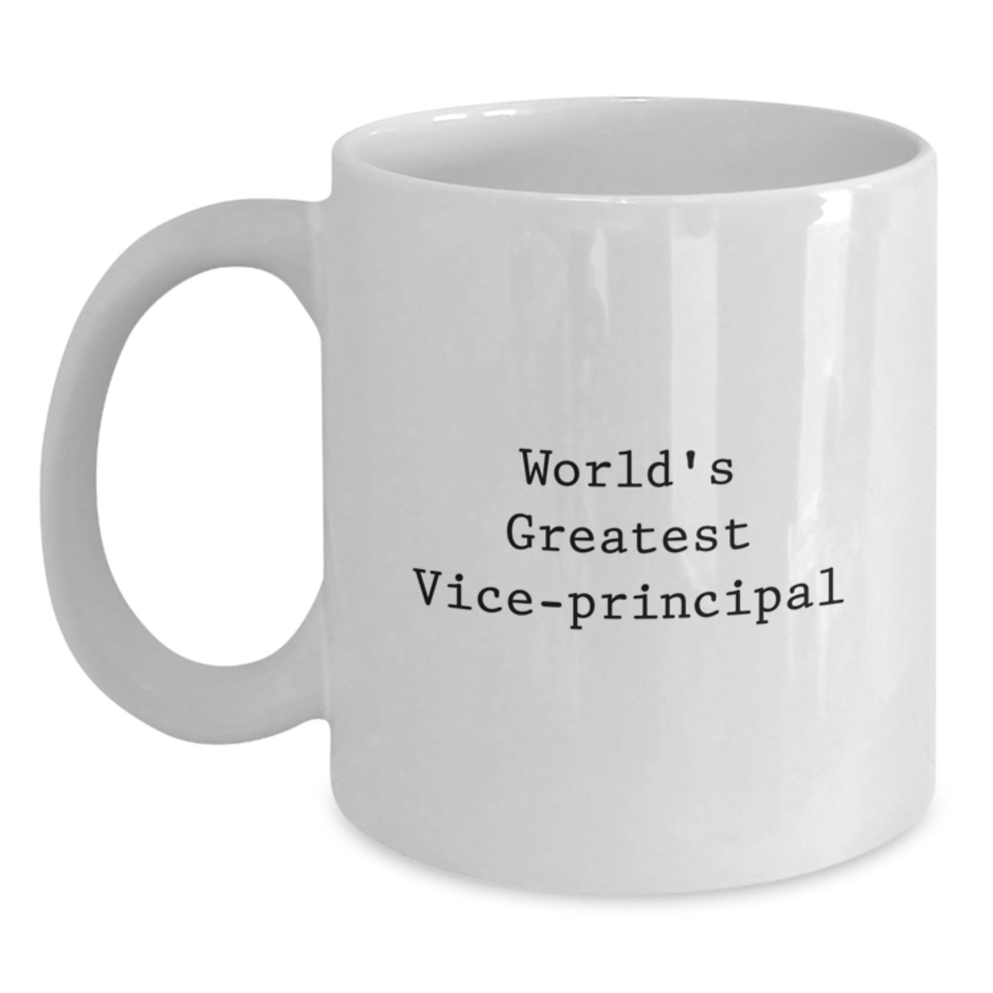 Funny Vice-principal Gifts for Men, White Coffee Mug with 'World's Greatest Vice-principal' Quote, Gifts from Men, Father's Day Unique Gifts - Main