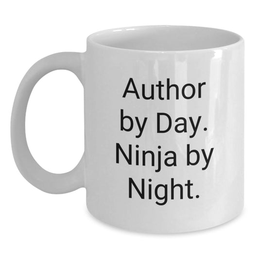 Author Gifts for Men - Funny White Coffee Mug - Valentine's Unique Gifts from Friends - Main