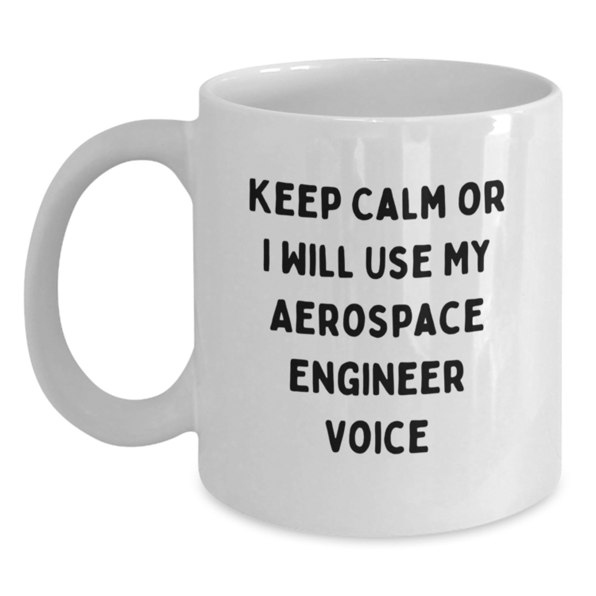 Aerospace Engineer Keepsake White Coffee Mug for Him Birthday Gift - Main