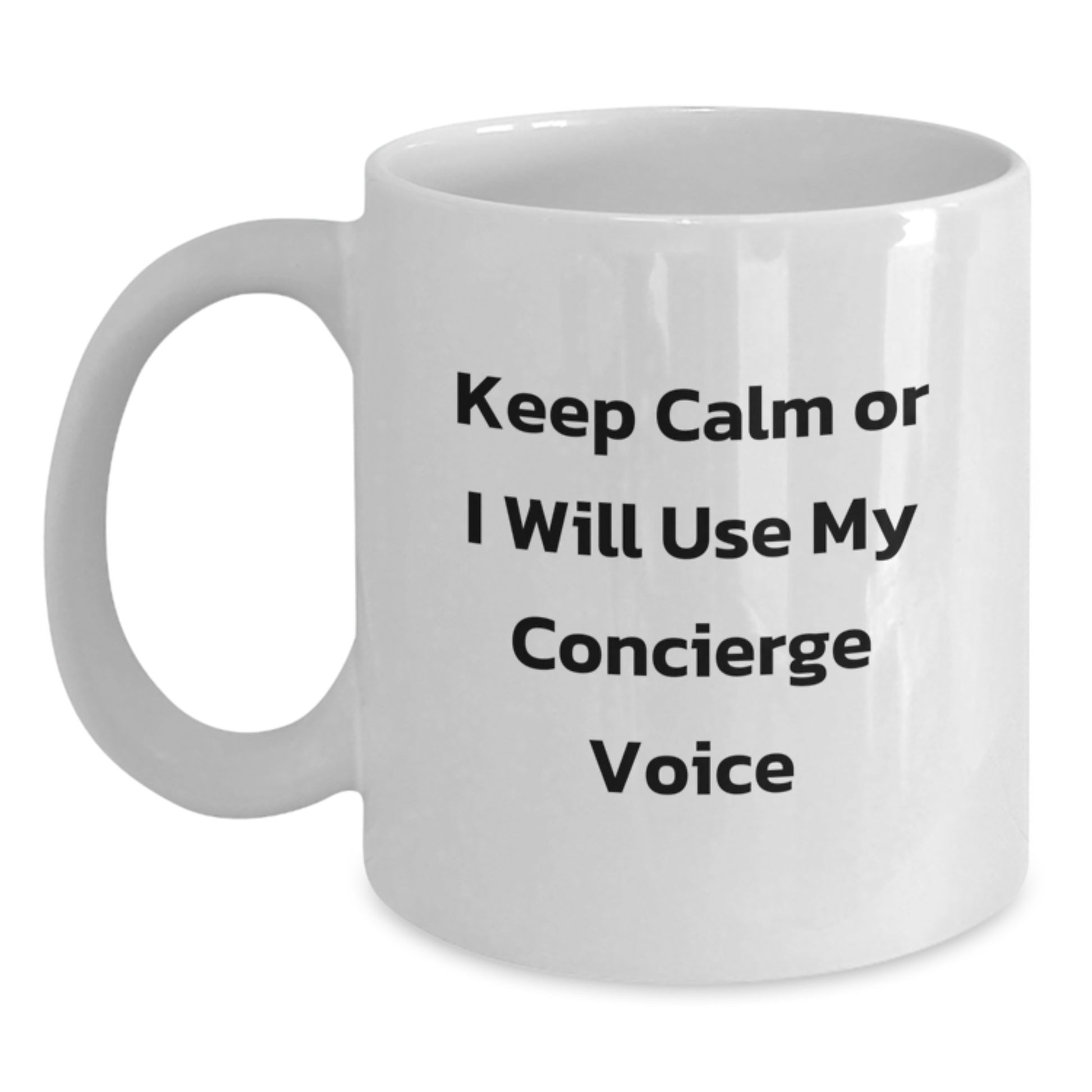 Concierge Keepsake Premium White Coffee Mug for Him Birthday Gift - Main