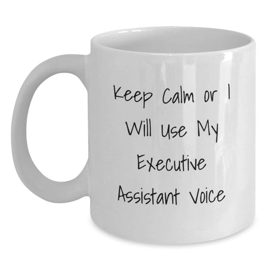 Funny Executive Assistant White Coffee Mug Gifts from Friends for Graduation Unique - Main