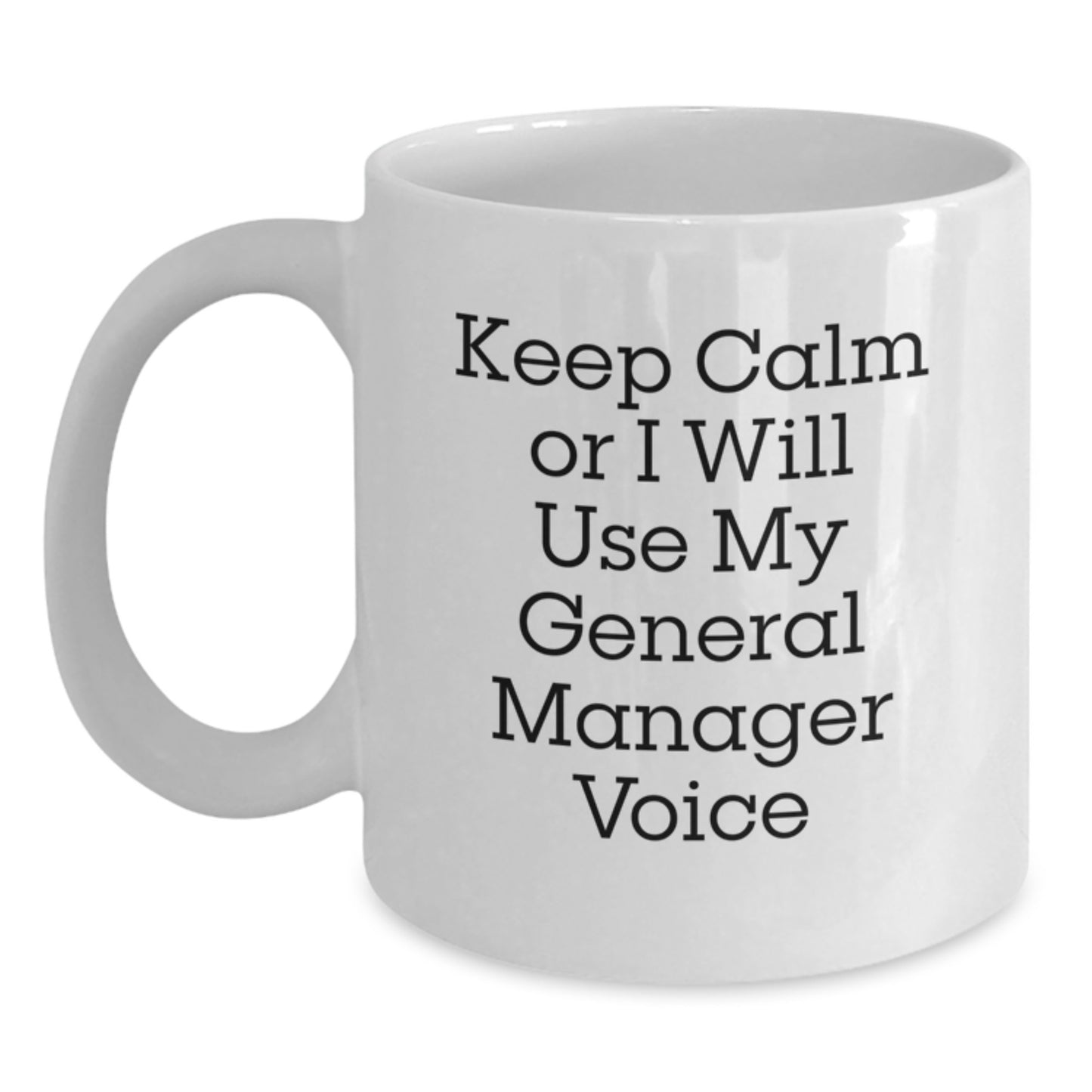 General Manager Keepsake White Coffee Mug for Him Birthday Gift - Main