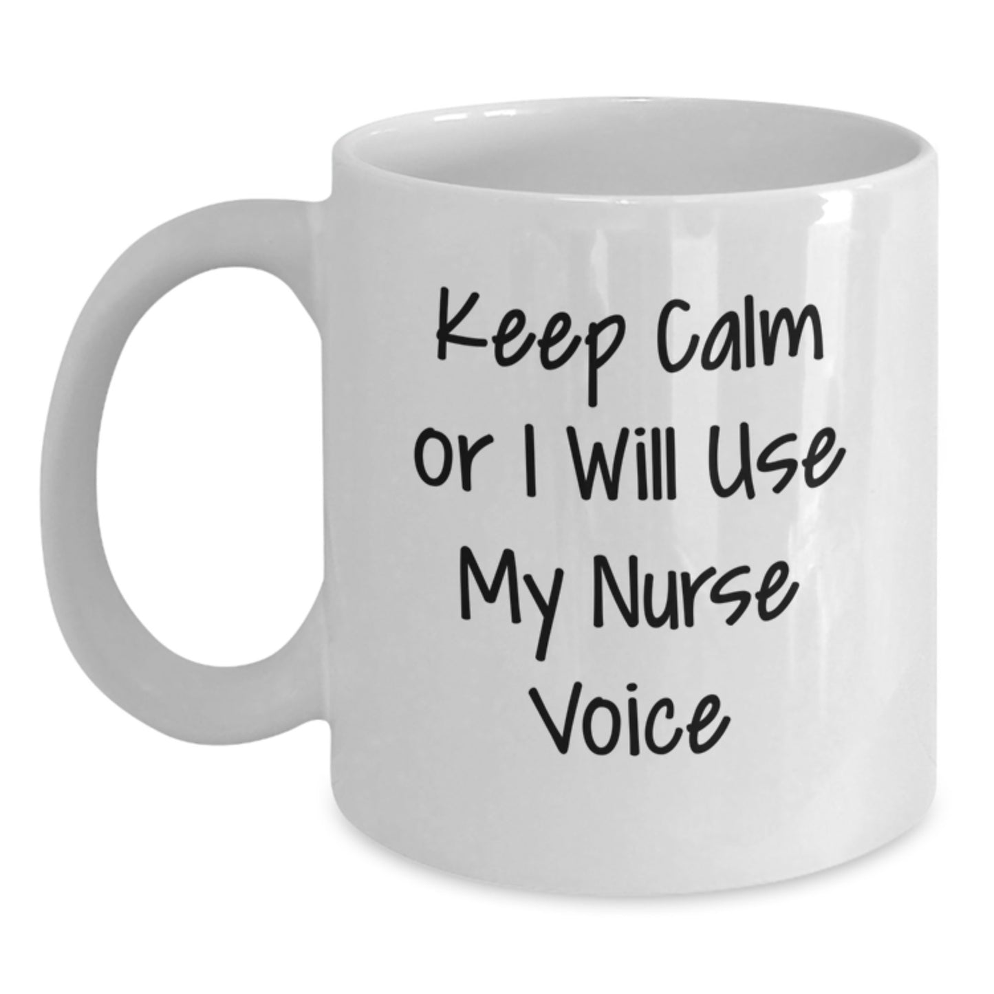 Nurse Keepsake White Coffee Mug for Him Birthday Gift with Bold Quote - Main