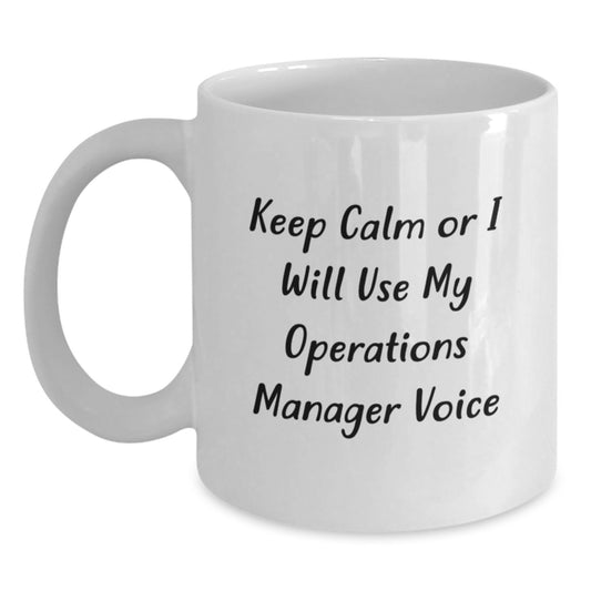 Birthday Gift Operations Manager Mug for Her Present - Main