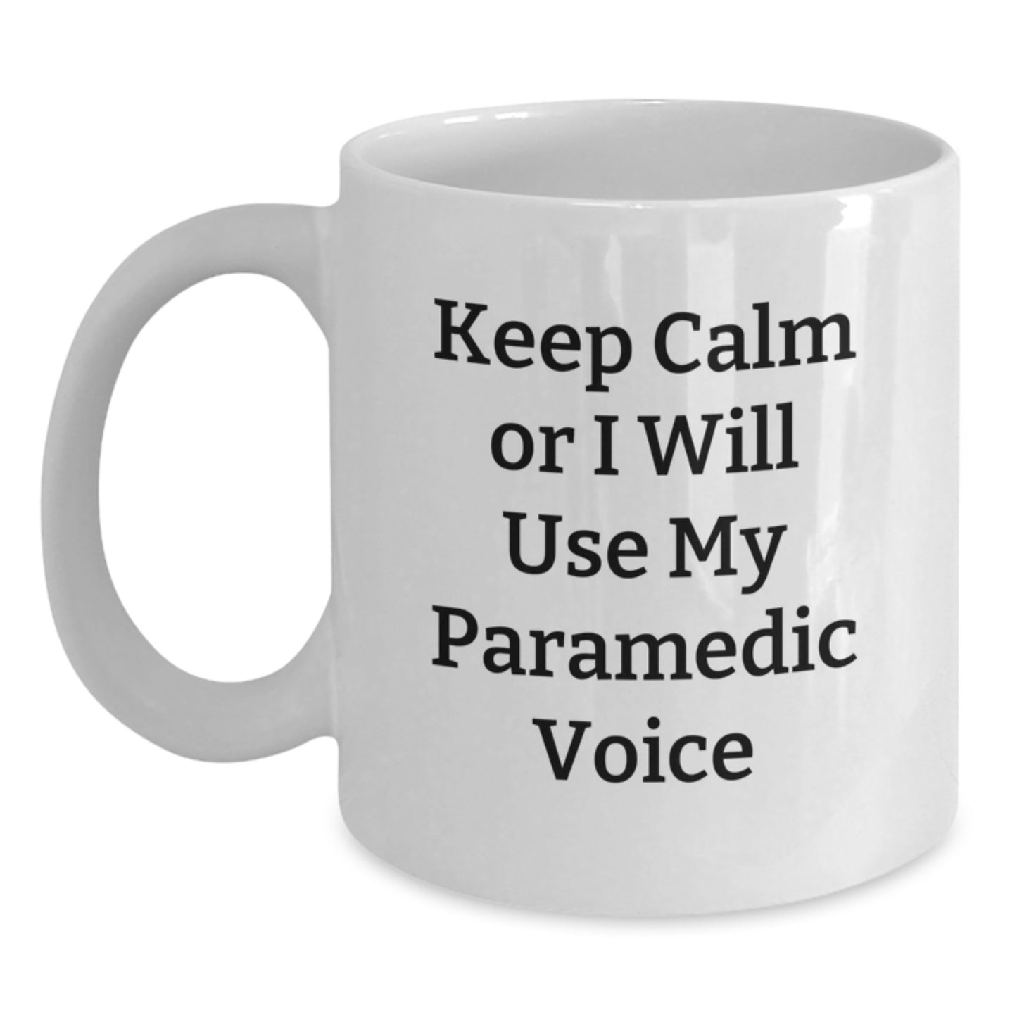 Paramedic Keepsake Mug for Him Birthday Gift White 11oz Ceramic - Main