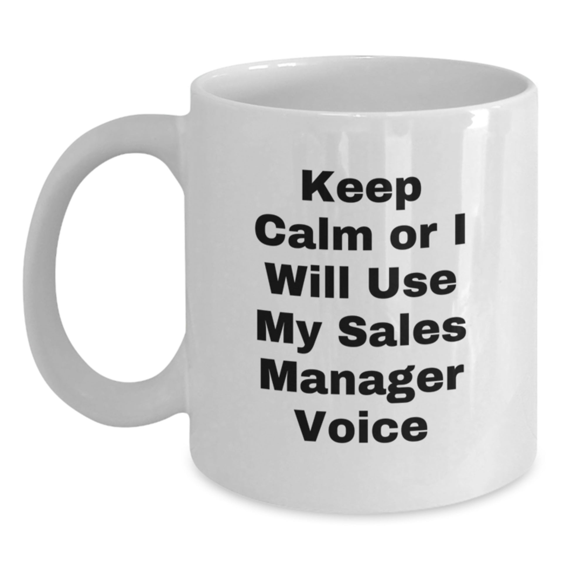 Sales Manager Keepsake Mug for Him White 11oz Birthday Gift - Main