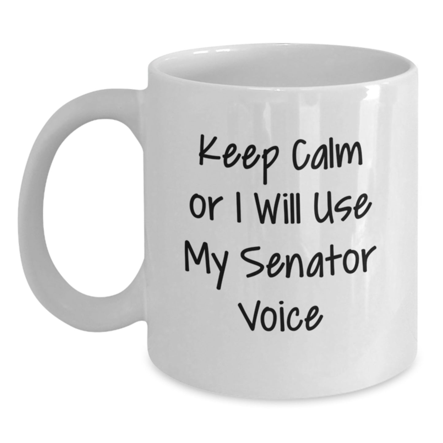 Senator Keepsake White Coffee Mug for Him Birthday Gift Ceramic 11oz - Main