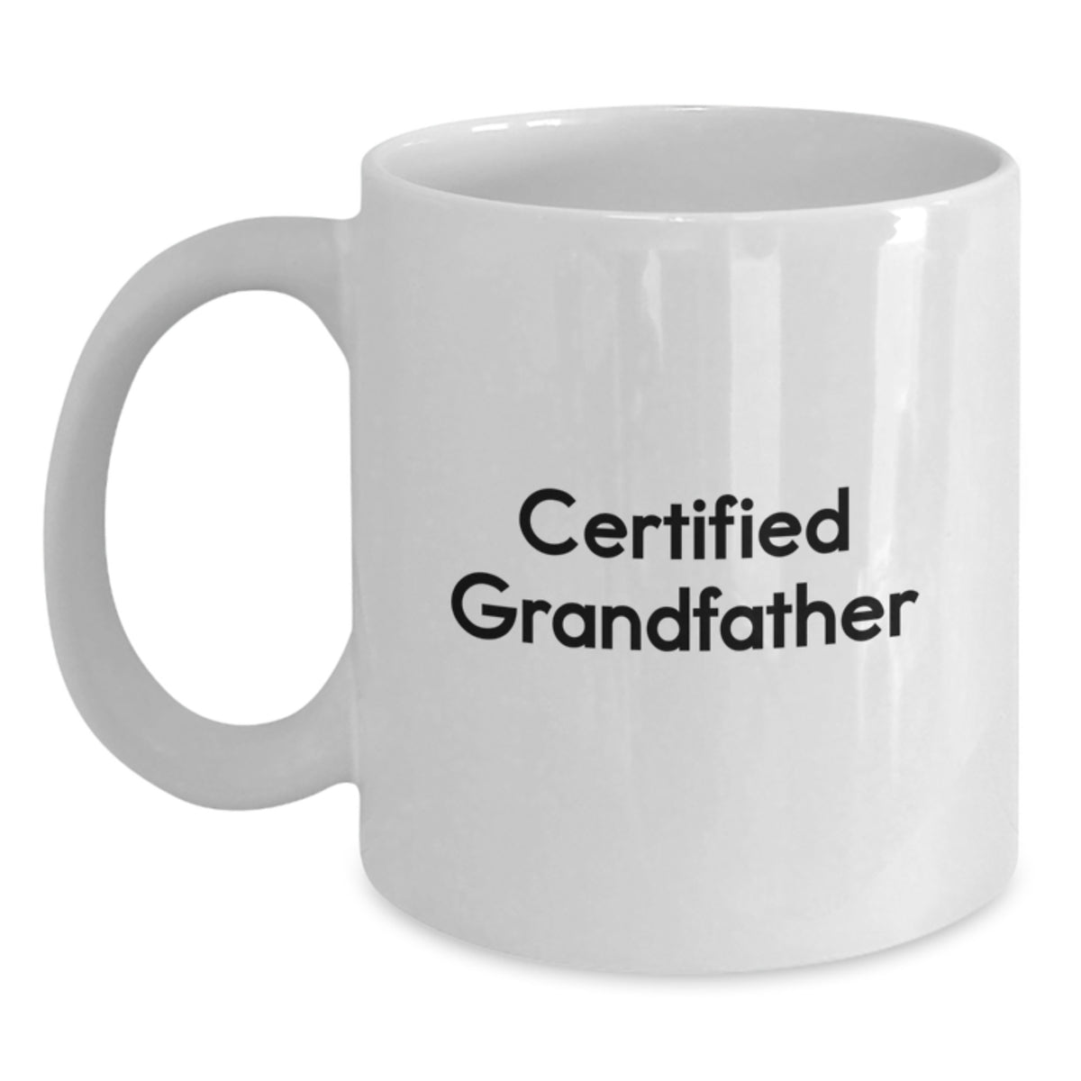 Funny Grandfather White Coffee Mug Gifts from Family to Grandfather on Valentine's - Main