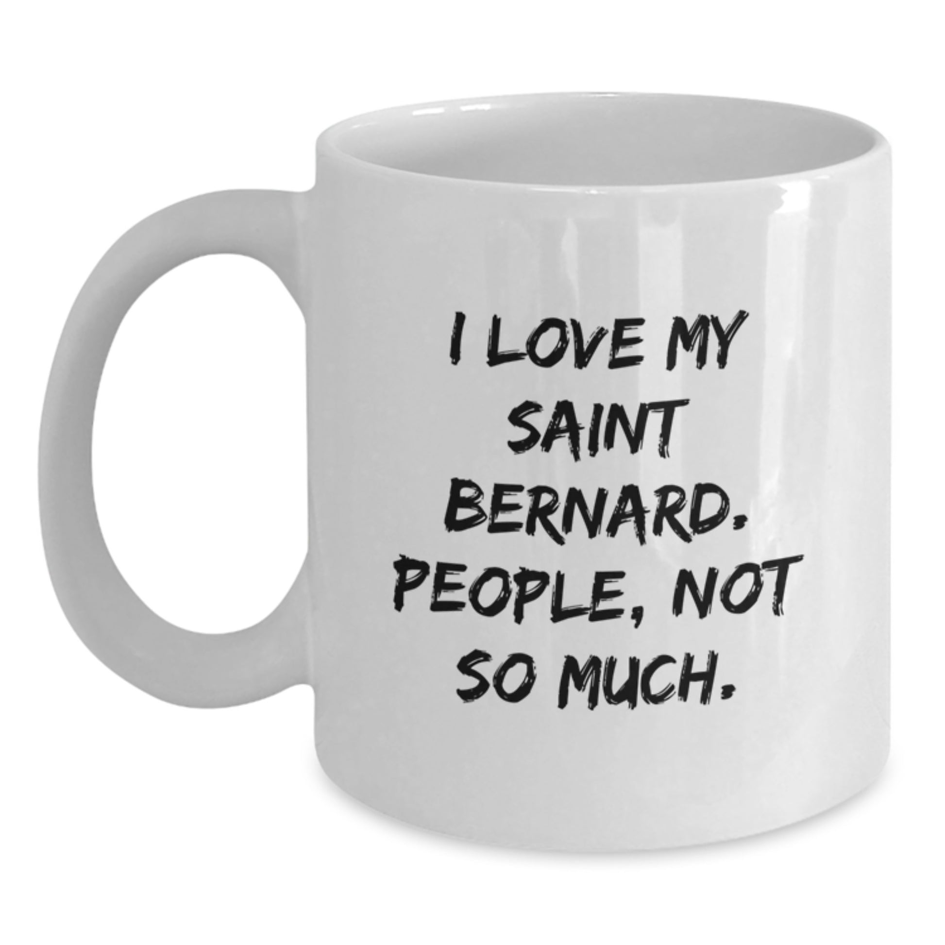 Funny Saint Bernard Dog Mugs Gifts for Him from Men Friends Valentine's - Main