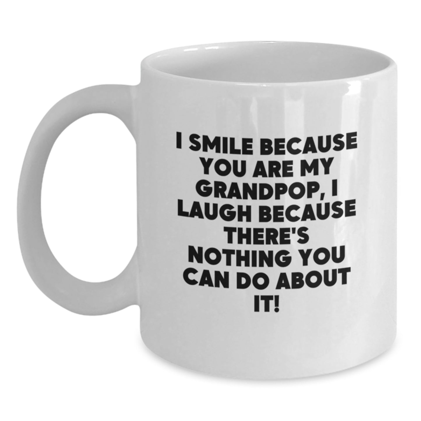 Grandpop Keepsake White Coffee Mug 11oz Ceramic Premium Birthday Gift - Main