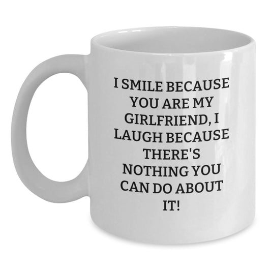 Girlfriend Keepsake White Coffee Mug for Him Graduation Gift - Main