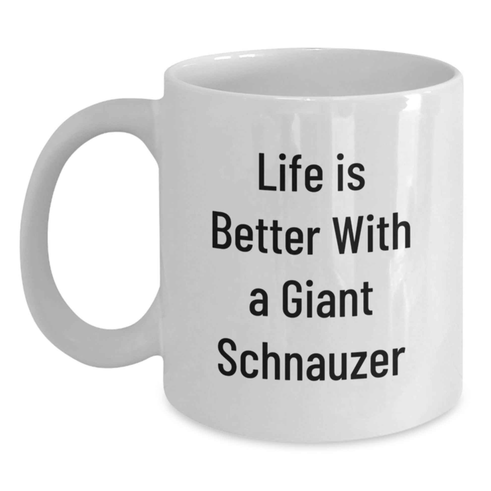 Giant Schnauzer Dog Lover Gifts from Men to Women, Funny White Coffee Mug for Valentine's Unique - Main