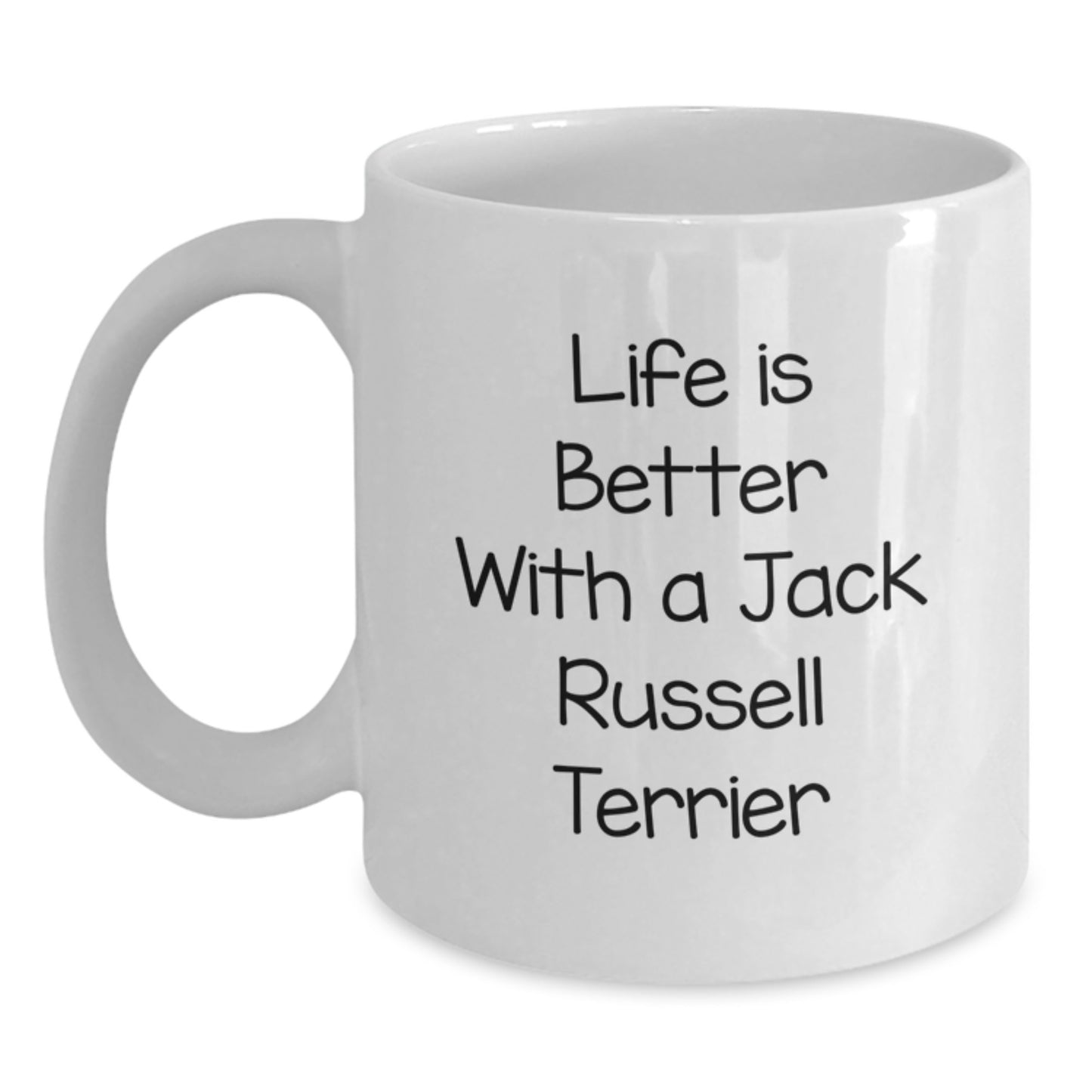 Funny Jack Russell Terrier Dog Gifts from Friends - White Coffee Mug for Men Valentine's Unique Gifts - Main