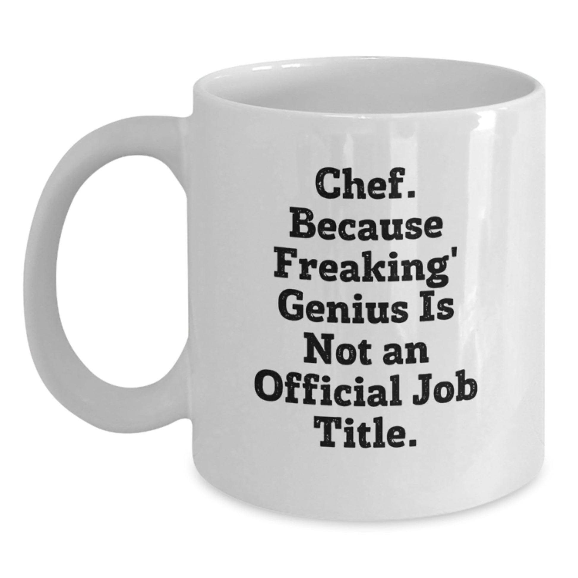 Chef Keepsake White Ceramic 11oz Coffee Mug for Him Birthday Gift - Main